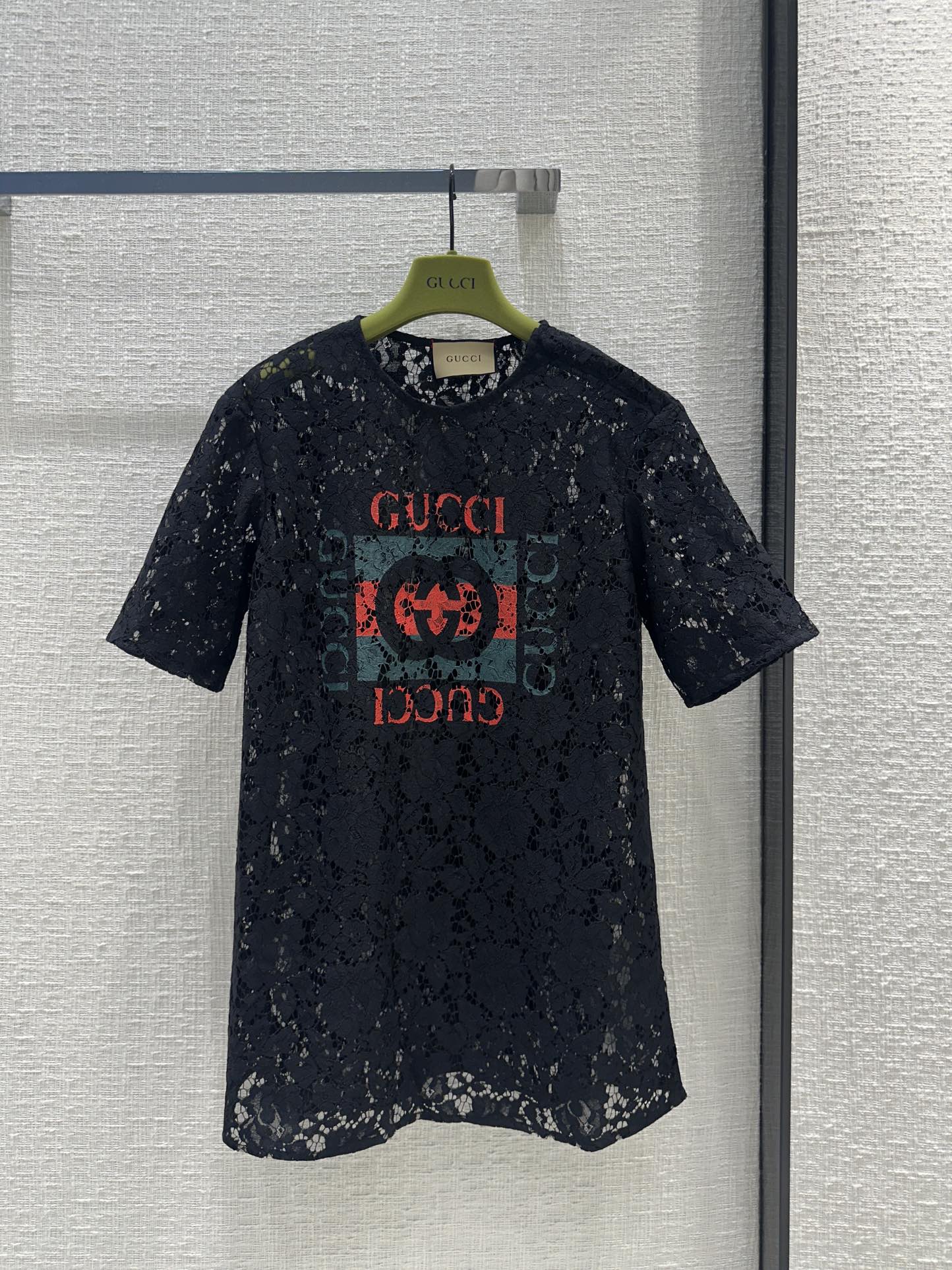 Gucci Clothing Shirts & Blouses T-Shirt Printing Lace Spring/Summer Collection