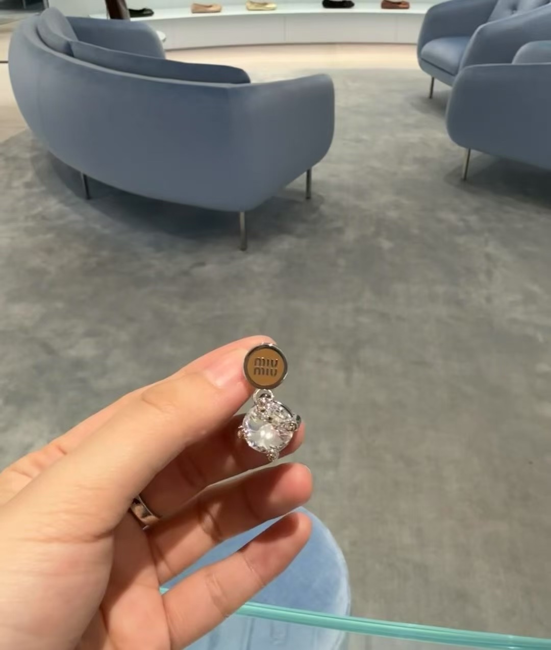 赵今麦同款miu耳钉🤎美拉德色系