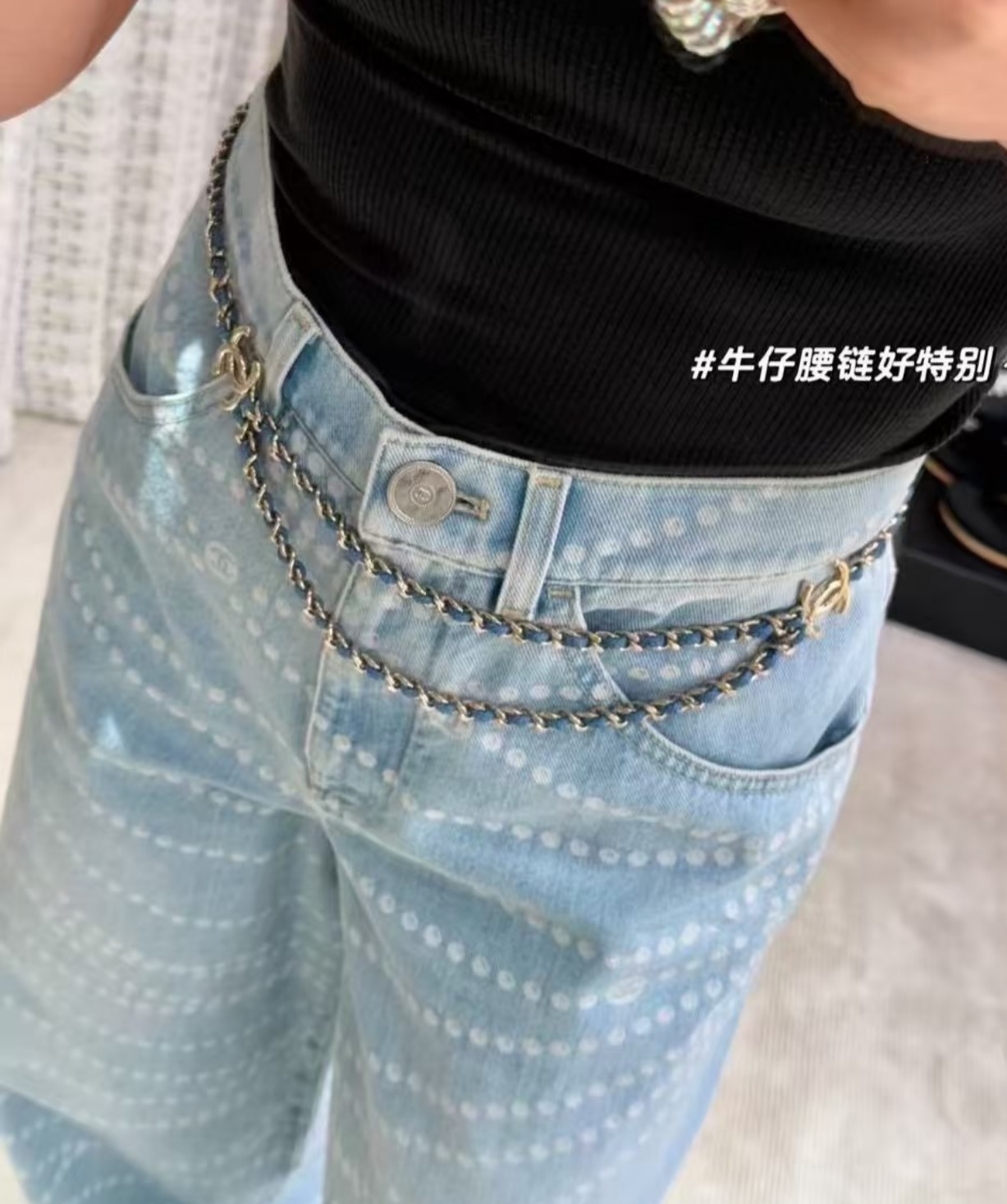 NO:634472,Waist chain sweater chain two-way denim element is cool, sweaters, Cartier high-end accessories19860909腰链毛衣链两用款牛仔元素很酷,,sweaters,卡迪亚高端饰品,Jewelry