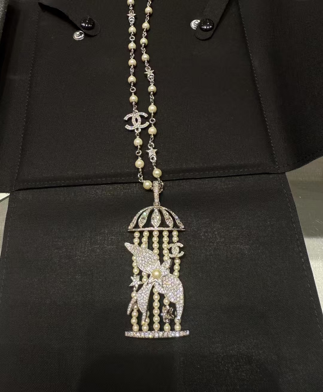 NO:633177,Birdcage sweater chain with high beads is so visually appealing, sweaters, Cartier high-end jewelry19860909飞鸟鸟笼毛衣链高珠即视感太强了,,sweaters,卡迪亚高端饰品,Jewelry
