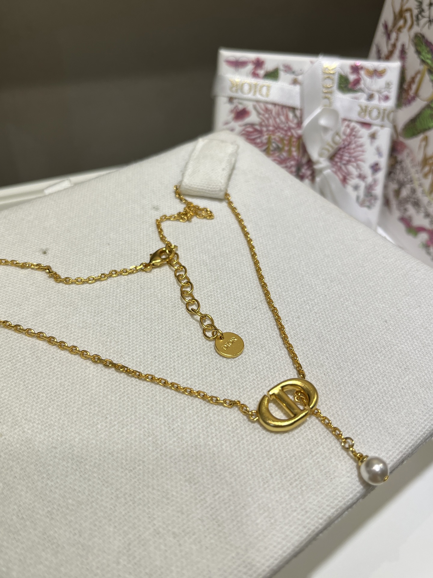 Dior 𝐃𝐢𝐨𝐫 26年早春新款猪鼻子CD链条项链