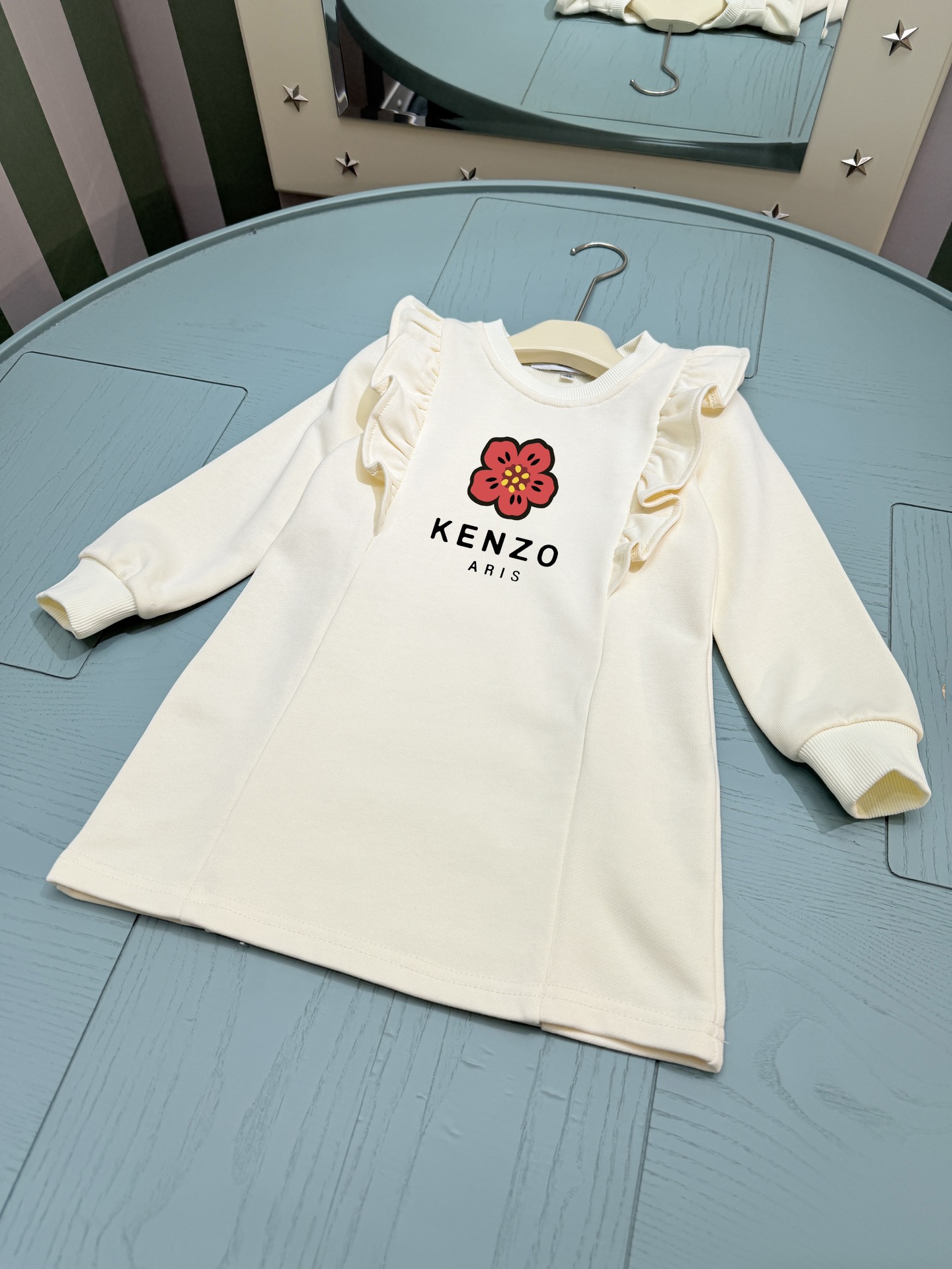 2025 AW New Girl’s Long-sleeved Dress: High-quality Cotton, Cute Design, Various Sizes - 图片 2