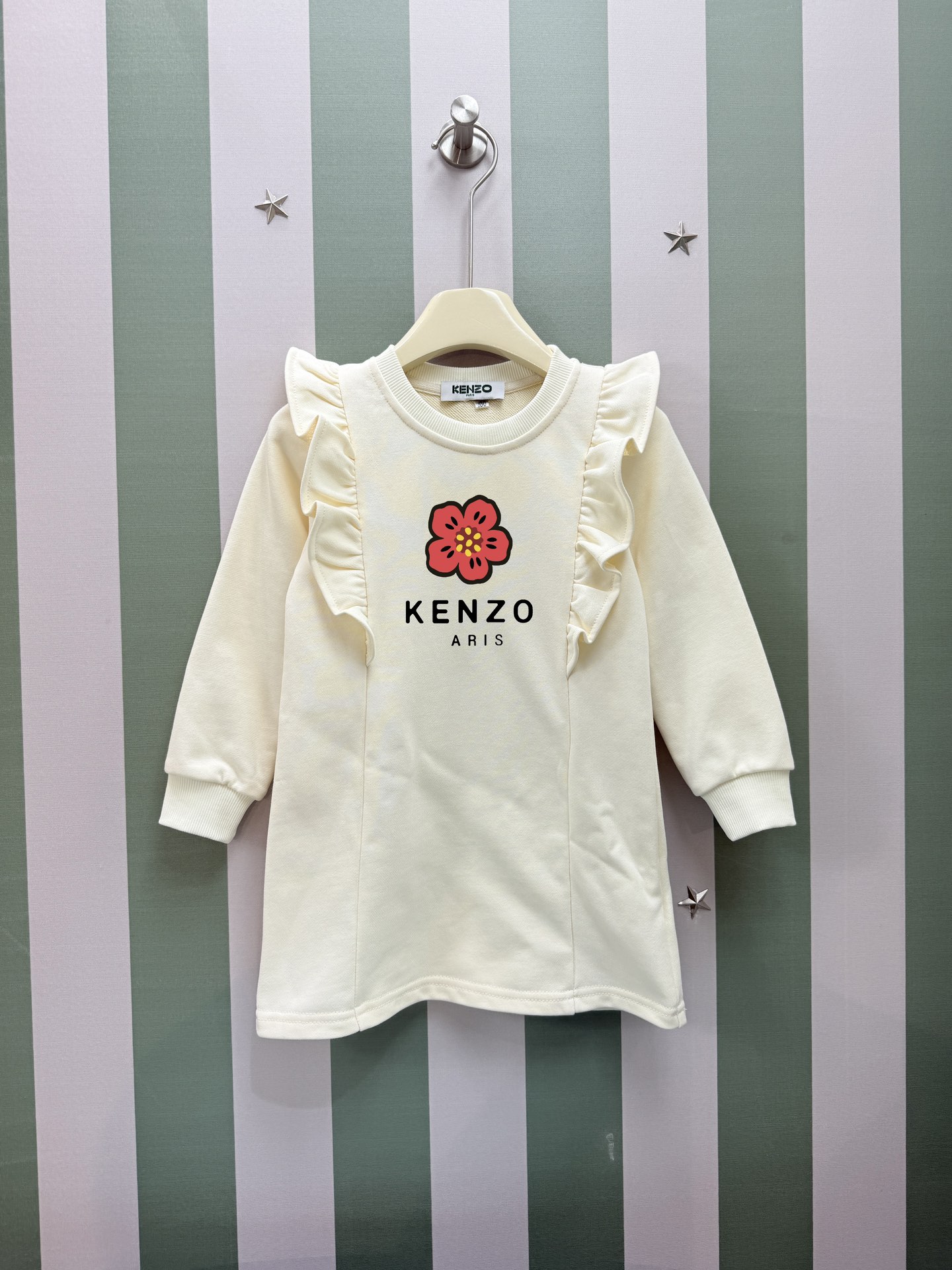 2025 AW New Girl’s Long-sleeved Dress: High-quality Cotton, Cute Design, Various Sizes - 图片 3
