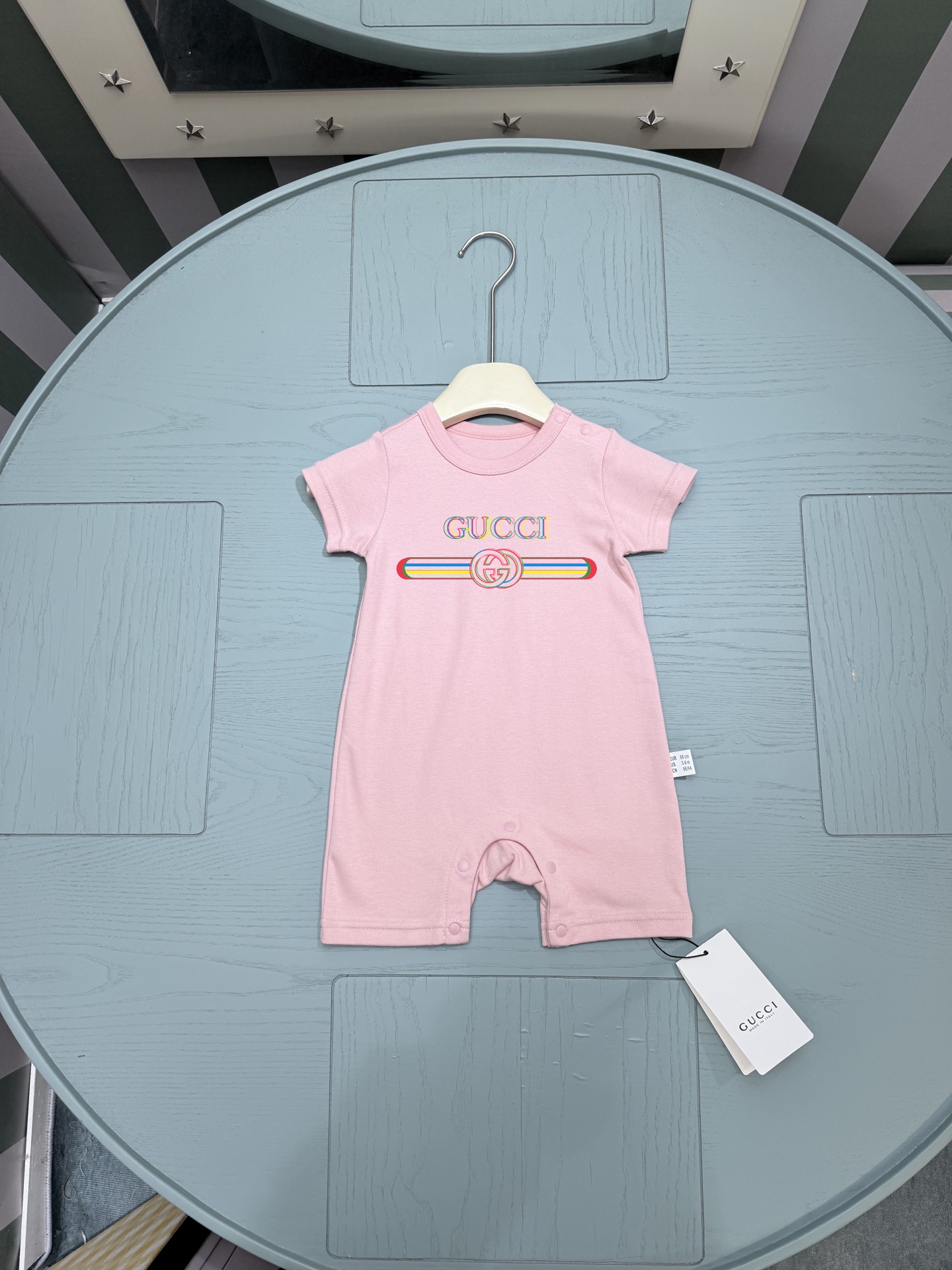 Gucci Baby Bodysuit - 2025SS Summer Collection, Soft Cotton, Unisex Design 2 i1742405233407 5511 0 5