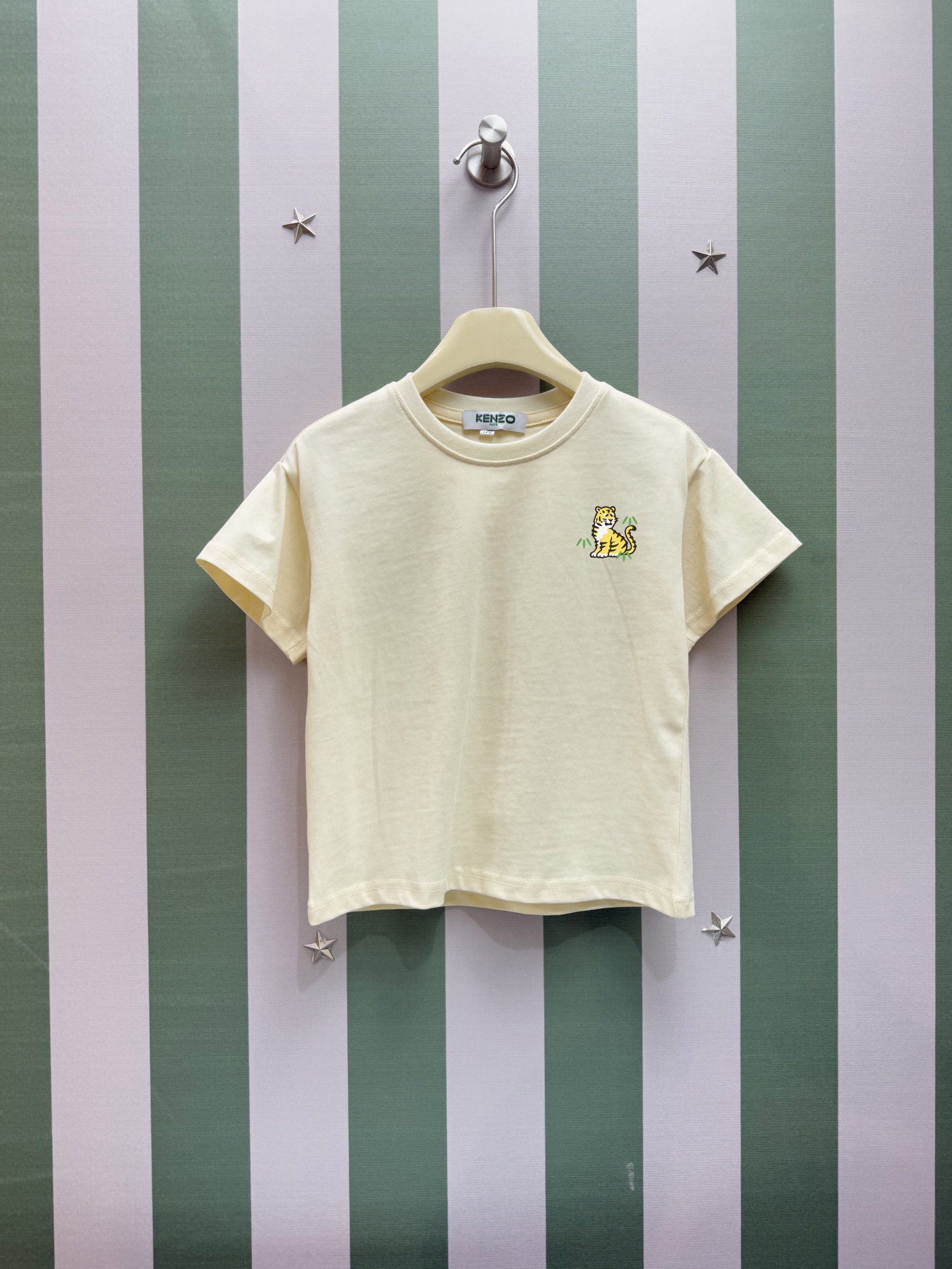 Ken 2025SS Kids' Crewneck T-Shirt - Combed Cotton, Original Quality 4 i1743527405355 1061 0 6
