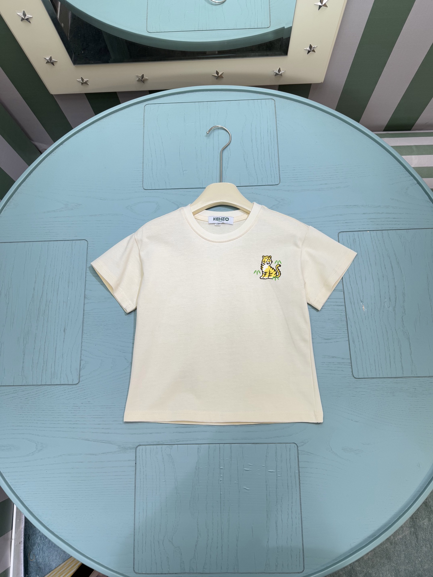 Ken 2025SS Kids' Crewneck T-Shirt - Combed Cotton, Original Quality 3 i1743527405362 2439 0 5