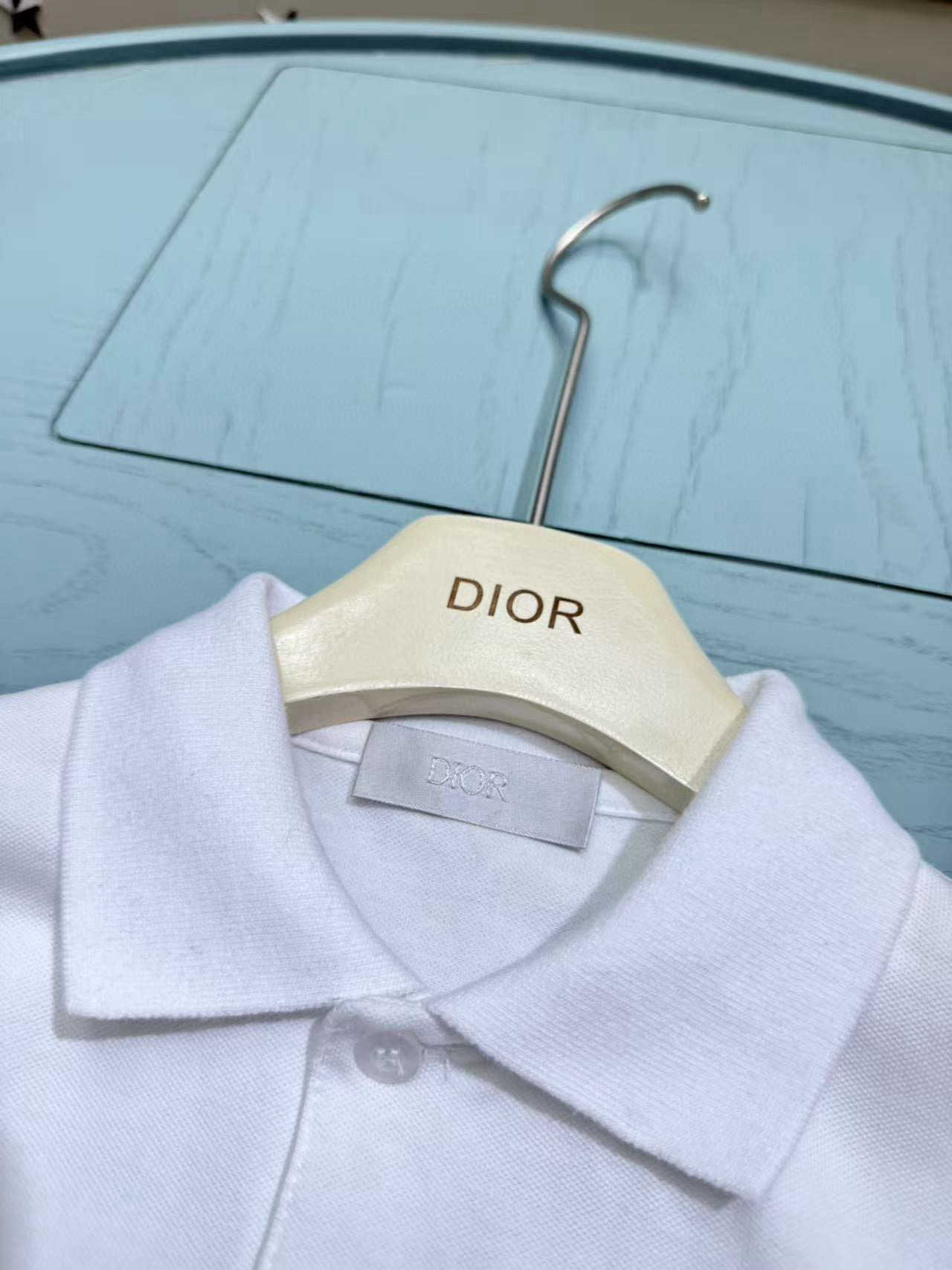 Dior Girls' White Polo & Navy Skirt Set - Chic Summer Outfit 6 i1744911296531 5616 0 6