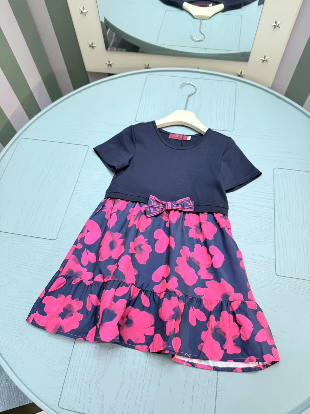 Spanish Girl’s Cotton Summer Dress: Sizes 90-160 cm, No Discount at 420. - 图片 2