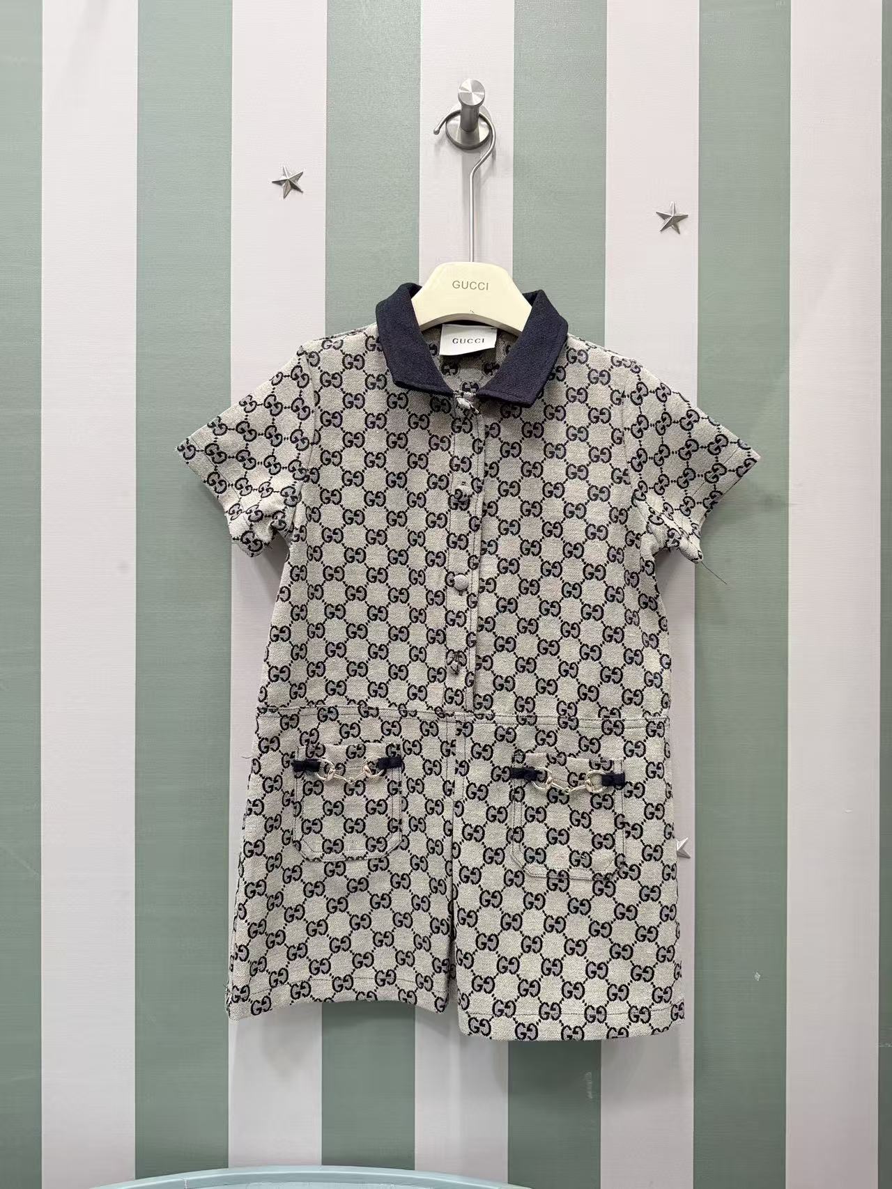 Precio de volumen @175, sin descuento ~ 🆕🆕2026SS Nuevo vestido de verano de alta costura GG*i con estampado jacquard …