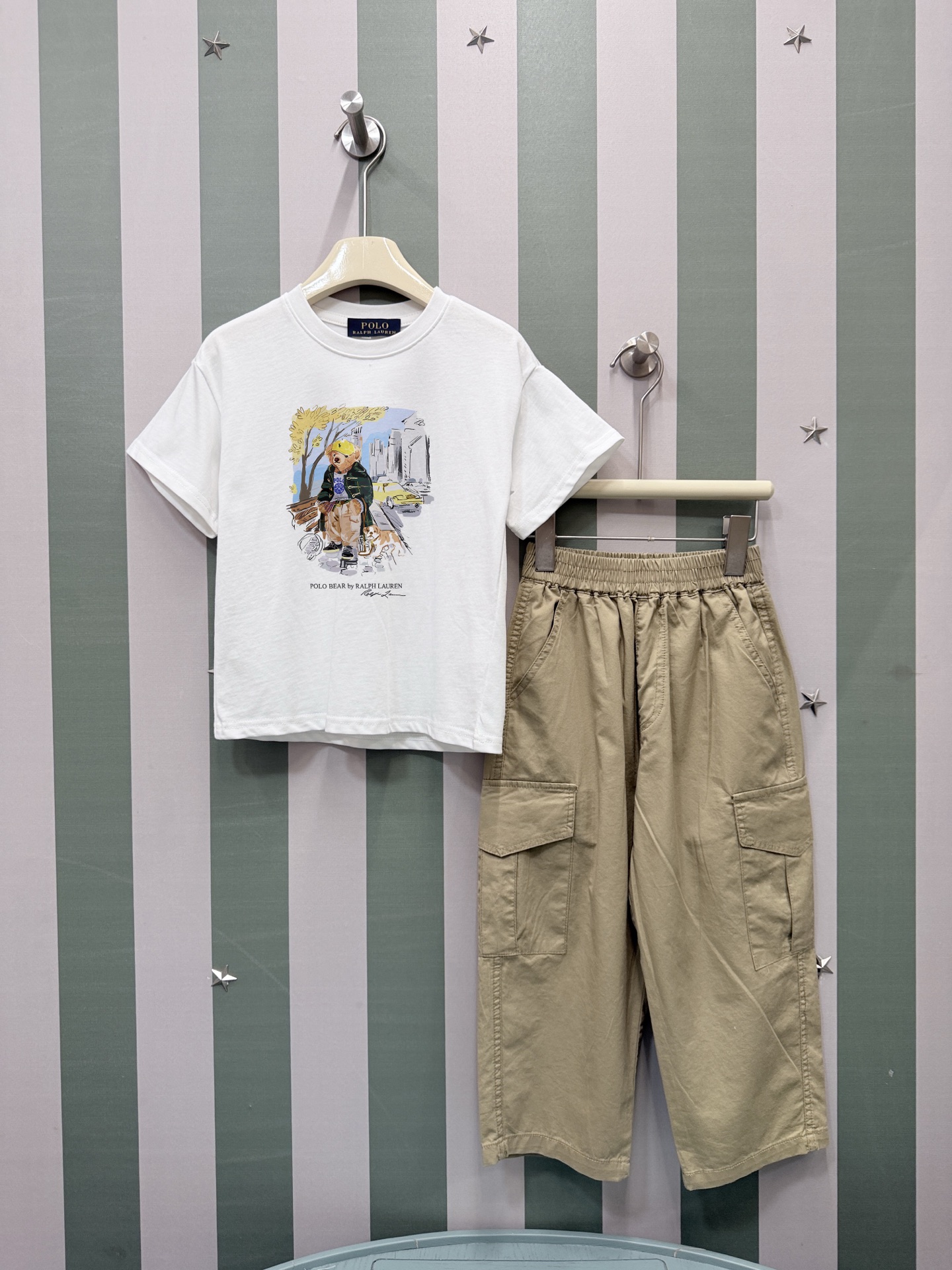 Precio de volumen @188, sin descuento ~ 🆕🆕2026SS✨Nuevo conjunto de verano para niños de la tienda insignia de RL POLO…