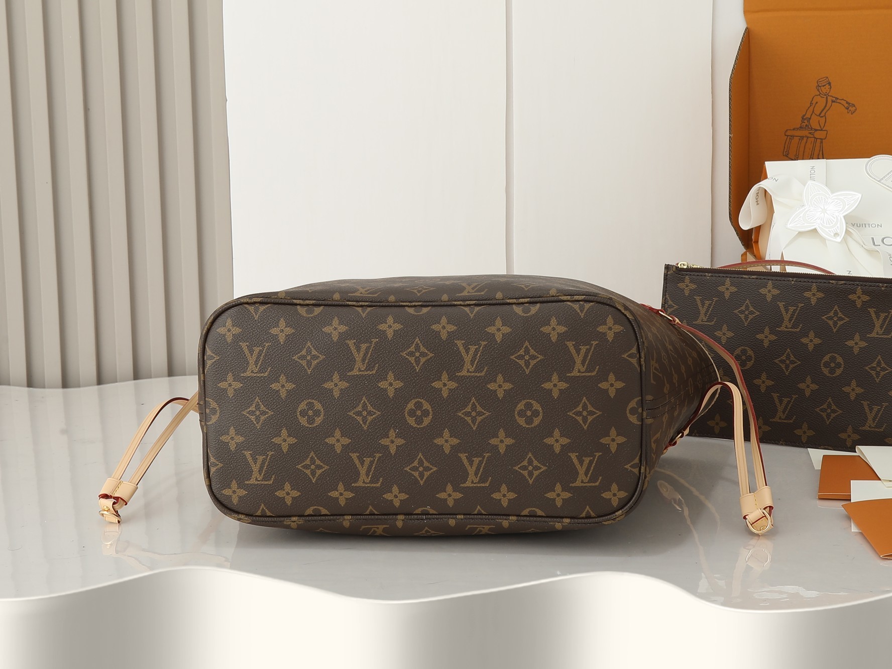 ‼️变码芯片版!顶级原单、加强版‼️ NEVERFULL 中号手袋本款 Neverfull 中号手袋结合