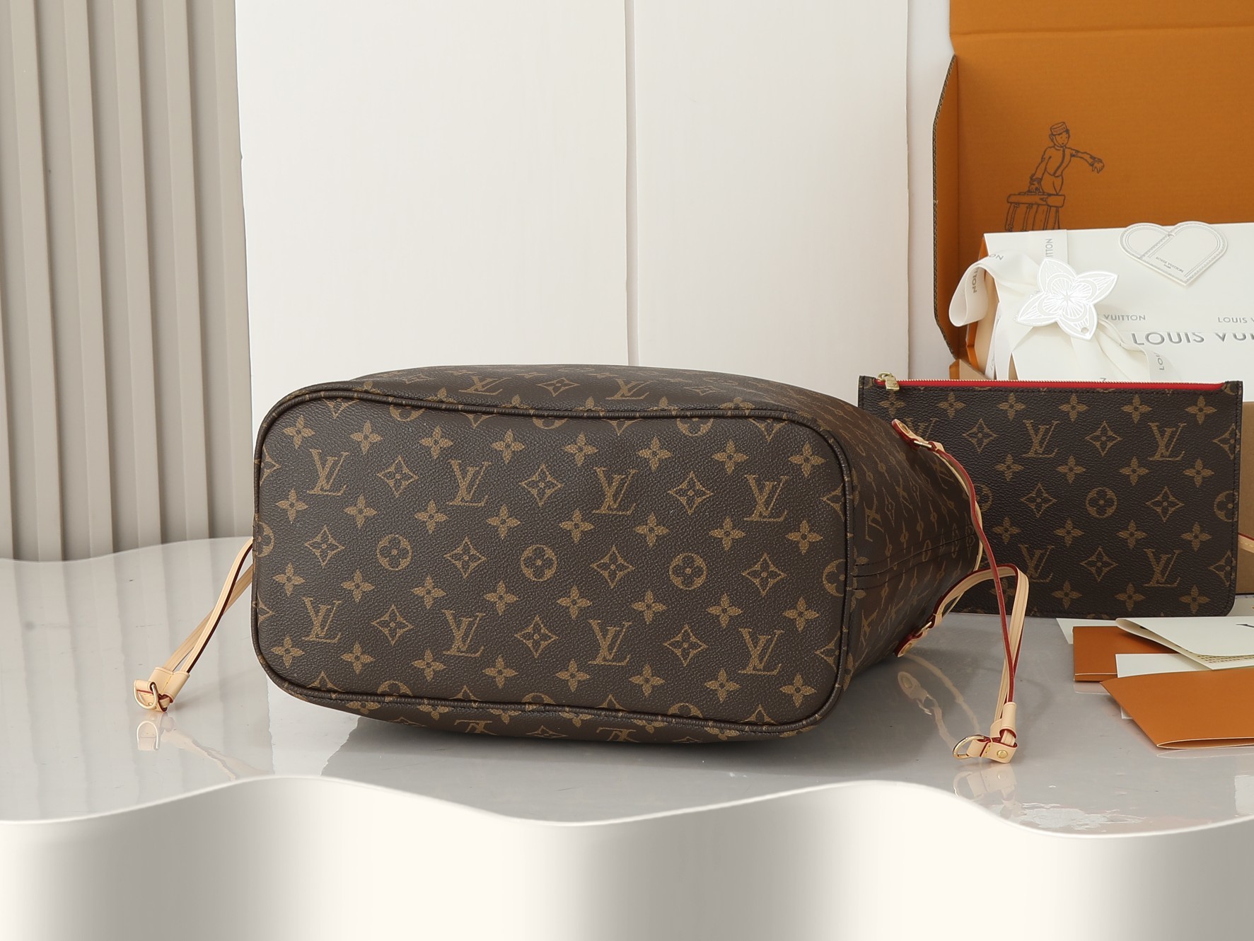 ‼️变码芯片版!顶级原单、加强版‼️ NEVERFULL 中号手袋本款 Neverfull 中号手袋结合
