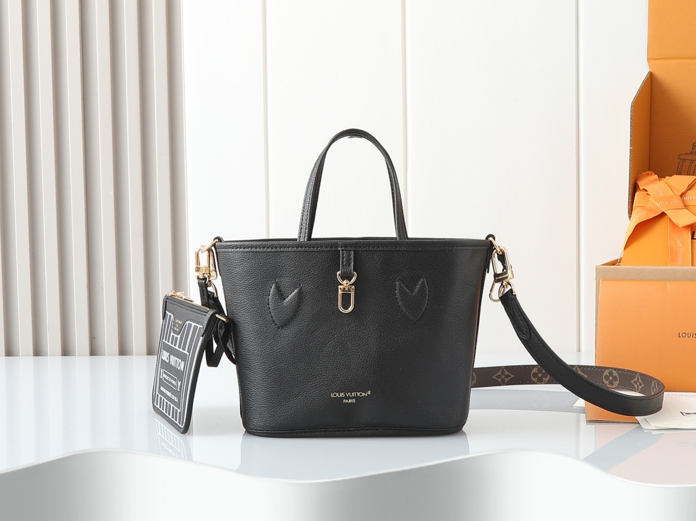 👉变码芯片版‼️顶级原单,加强版‼️【独家实拍 M12099黑 】Neverfull Bandouliè