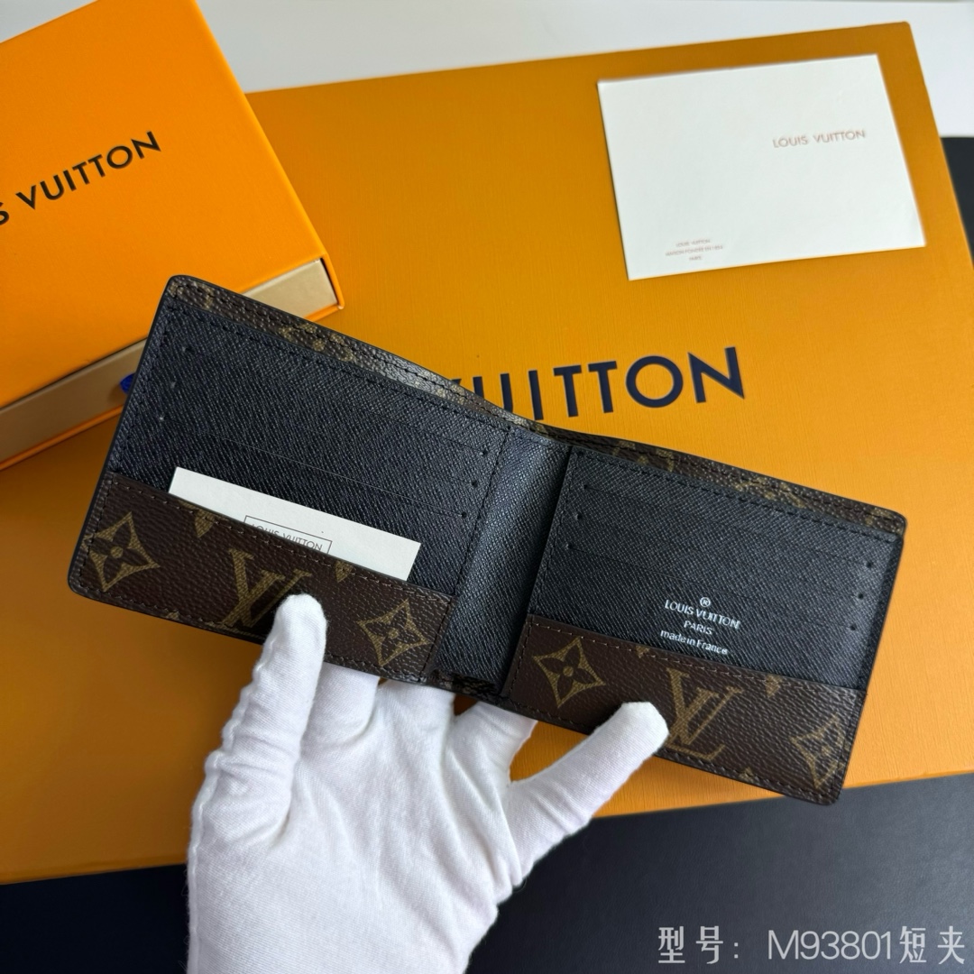 ルイ・ヴィトン タノン 財布 モノグラムマカッサー ブラックレザー