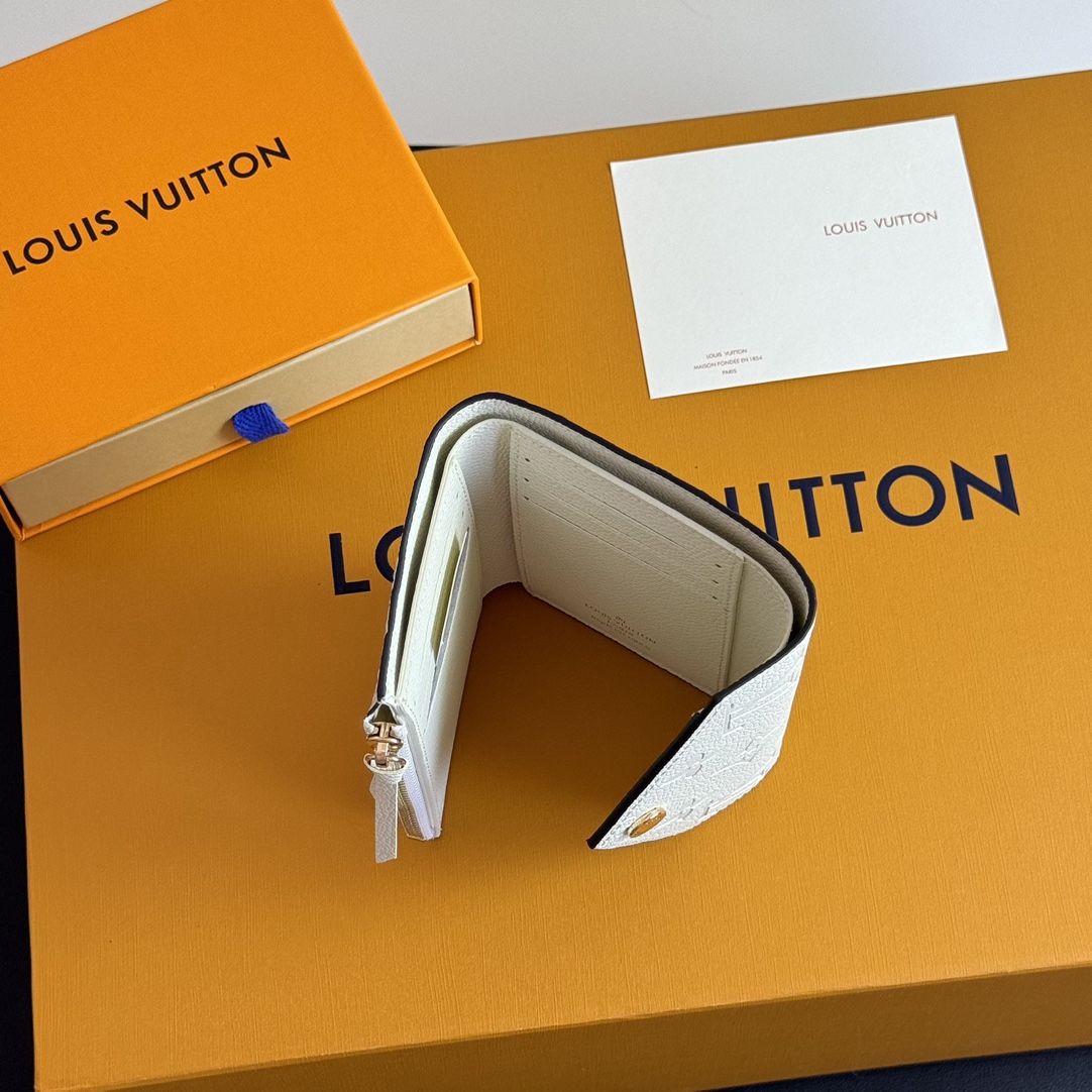 ルイ・ヴィトン Victorine財布 - 高品質モノグラムエンプレントレザー製