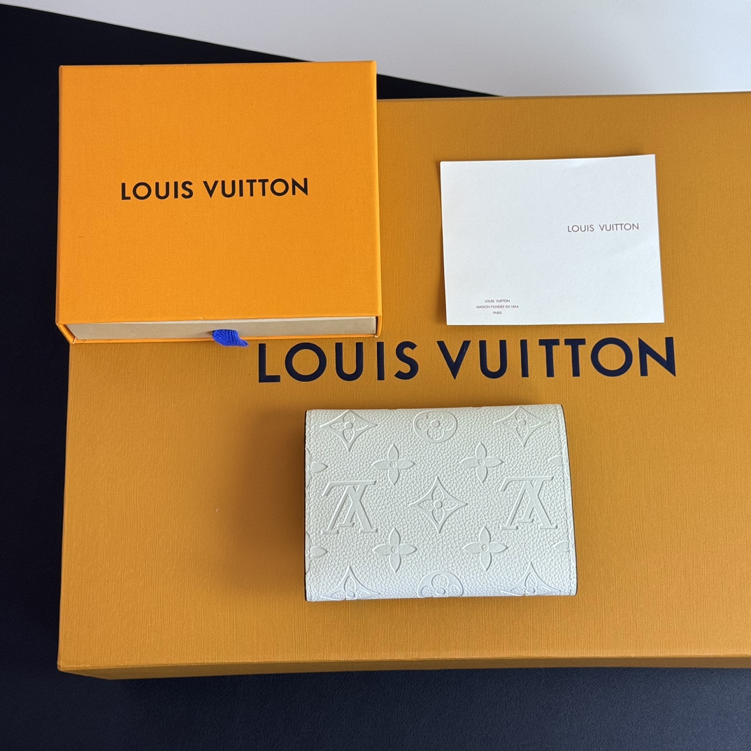 ルイ・ヴィトン Victorine財布 - 高品質モノグラムエンプレントレザー製