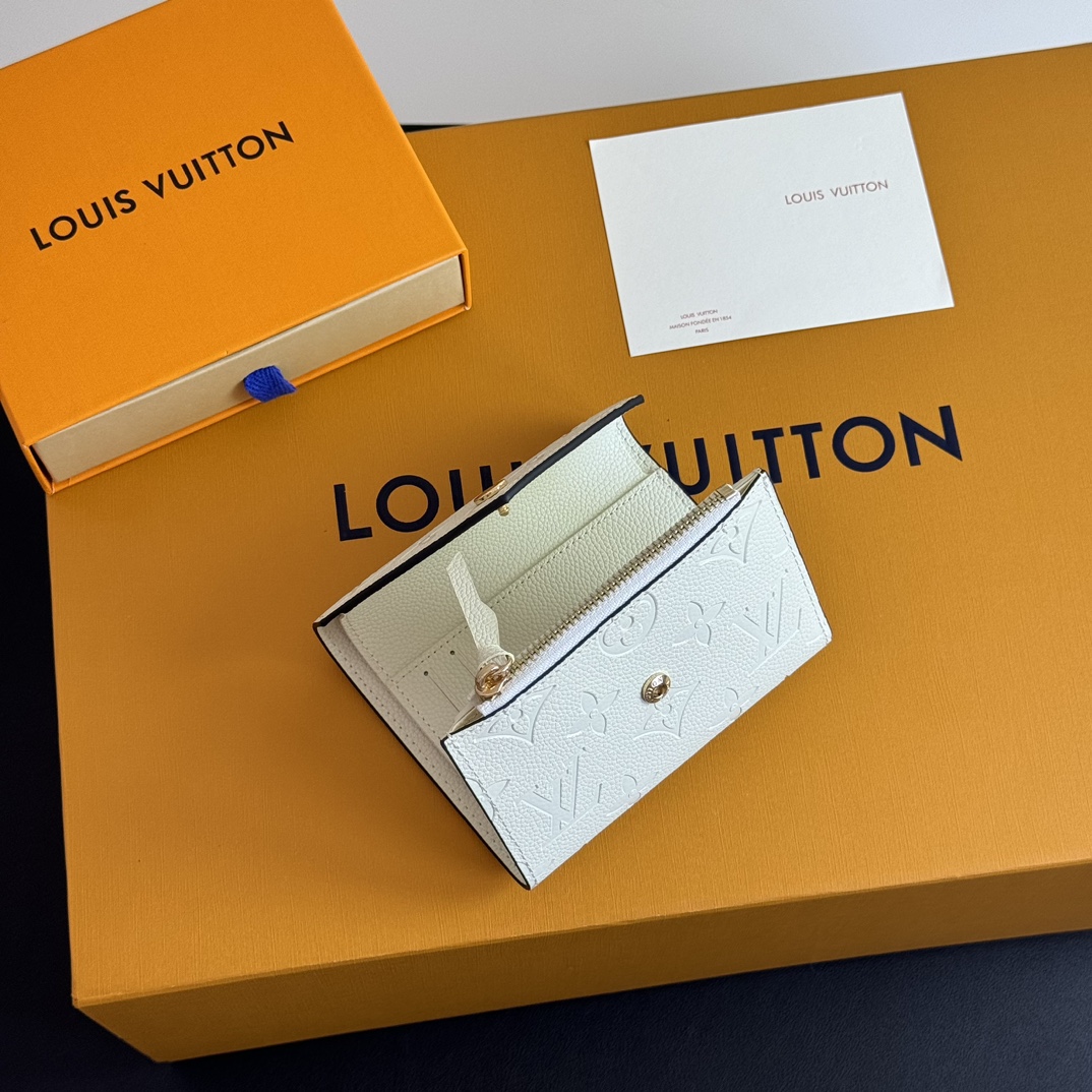 ルイ・ヴィトン Victorine財布 - 高品質モノグラムエンプレントレザー製