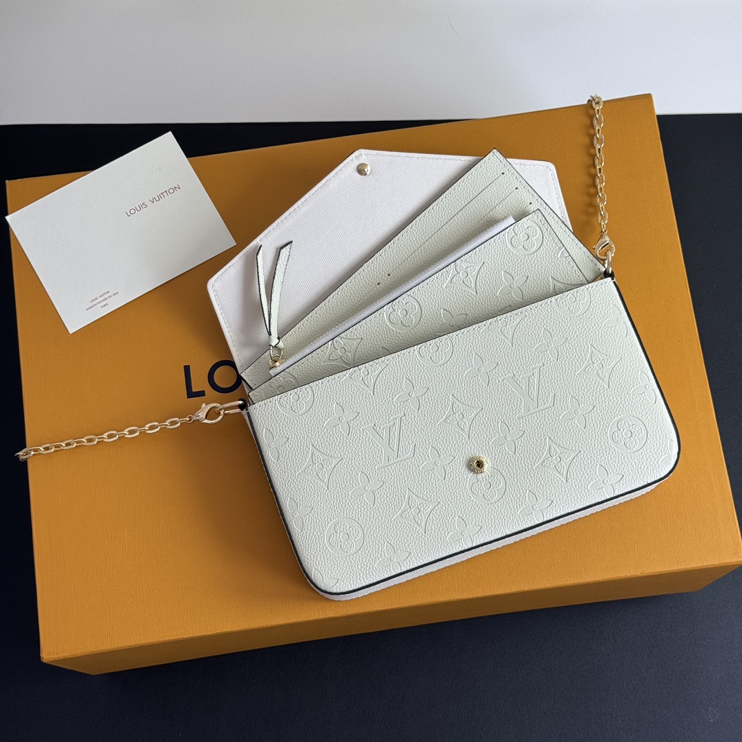 ルイ・ヴィトン Pochette Félicie チェーンバッグ モノグラムエンプラント