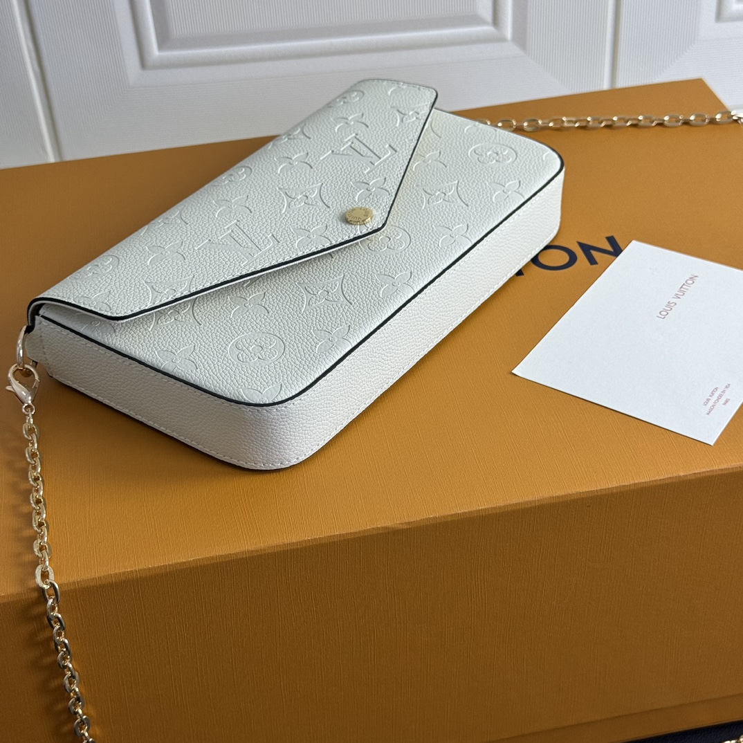ルイ・ヴィトン Pochette Félicie チェーンバッグ モノグラムエンプラント