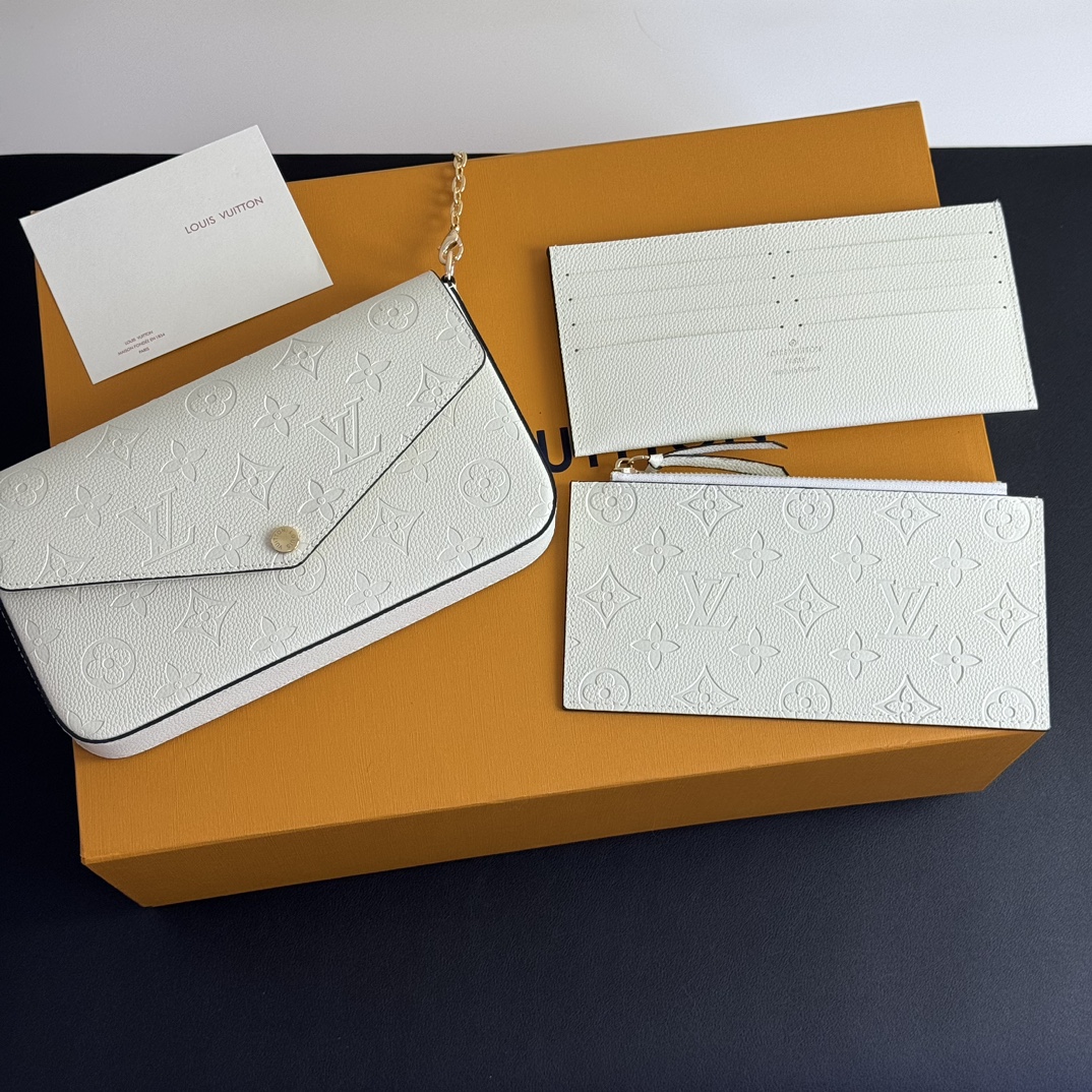 ルイ・ヴィトン Pochette Félicie チェーンバッグ モノグラムエンプラント