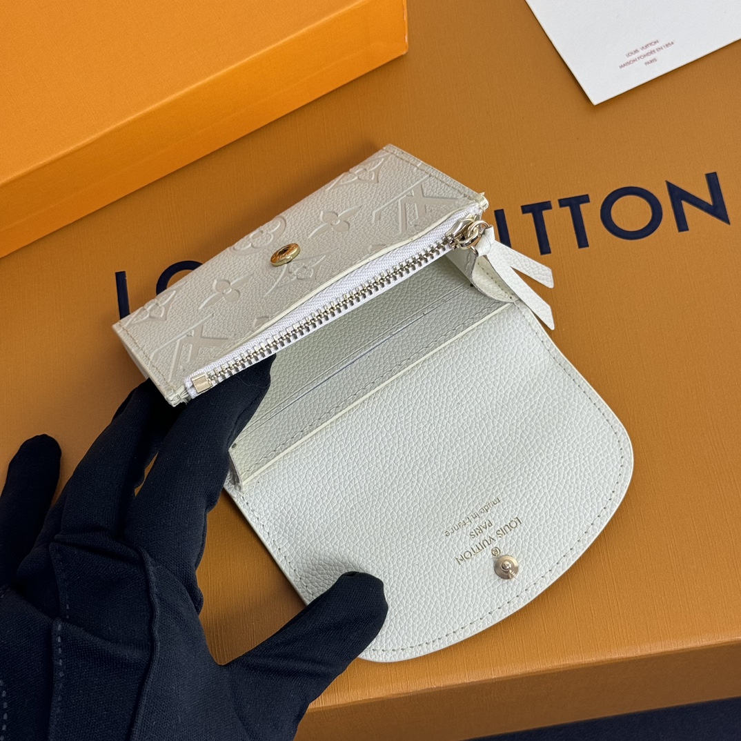 Louis Vuitton ポルトモネ ロザリ モノグラムレザーの財布