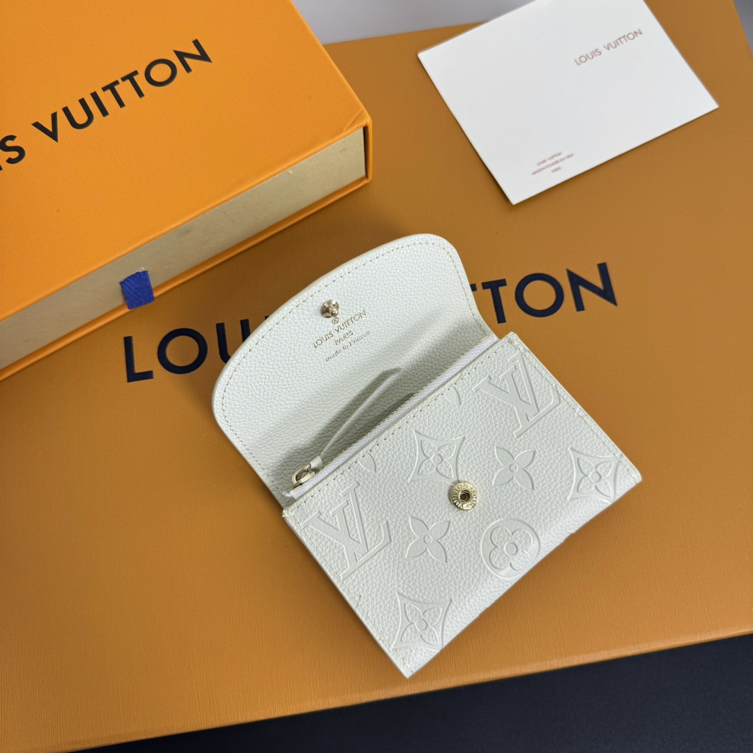 Louis Vuitton ポルトモネ ロザリ モノグラムレザーの財布