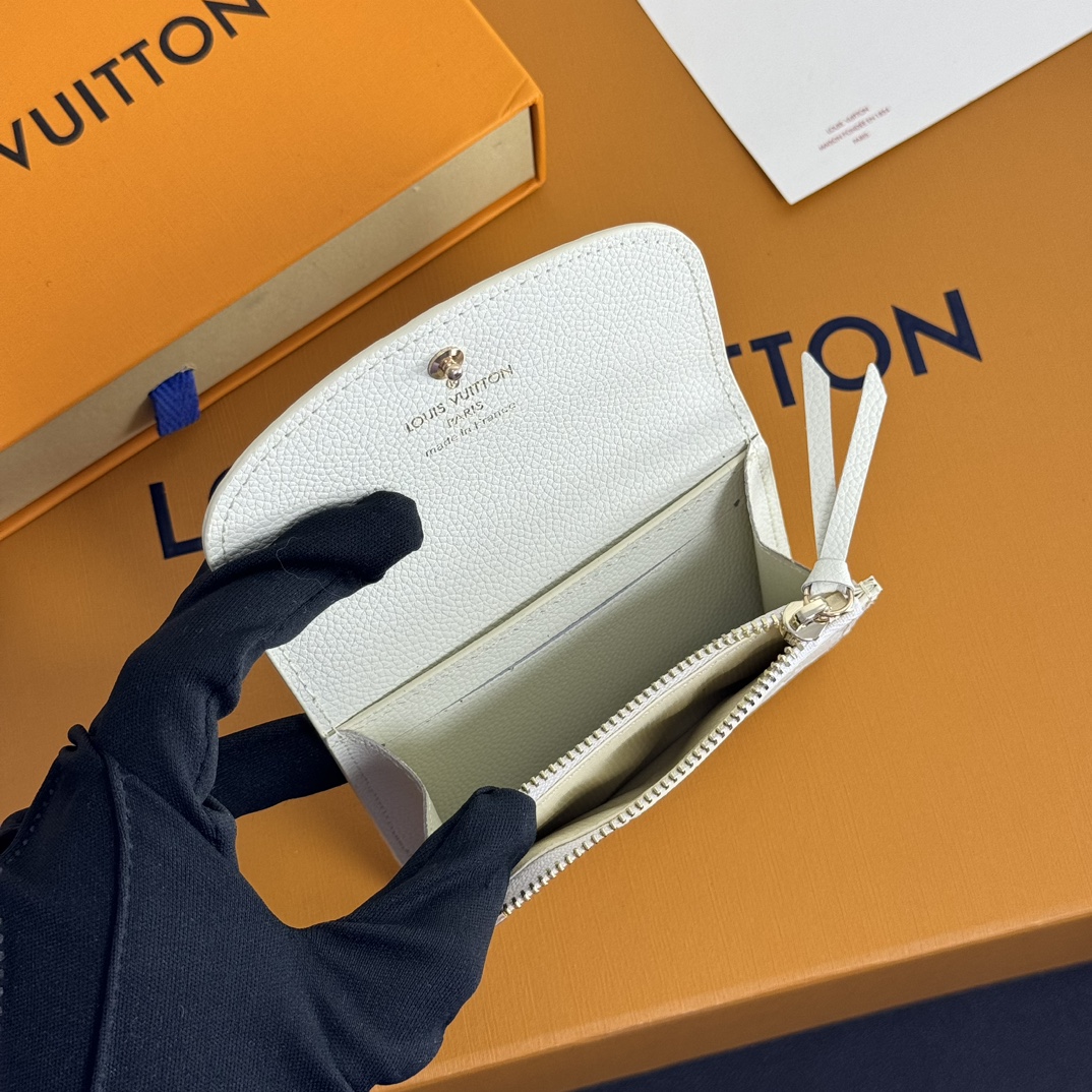 Louis Vuitton ポルトモネ ロザリ モノグラムレザーの財布