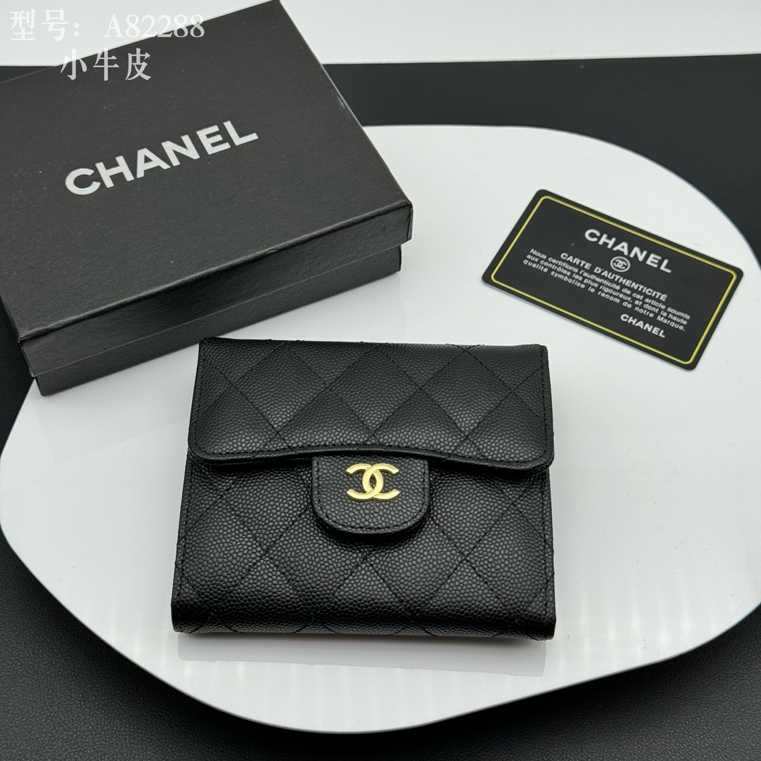 שאנל Chanel Classic Flap Bag ארנק ורוד חומר זהב A82288