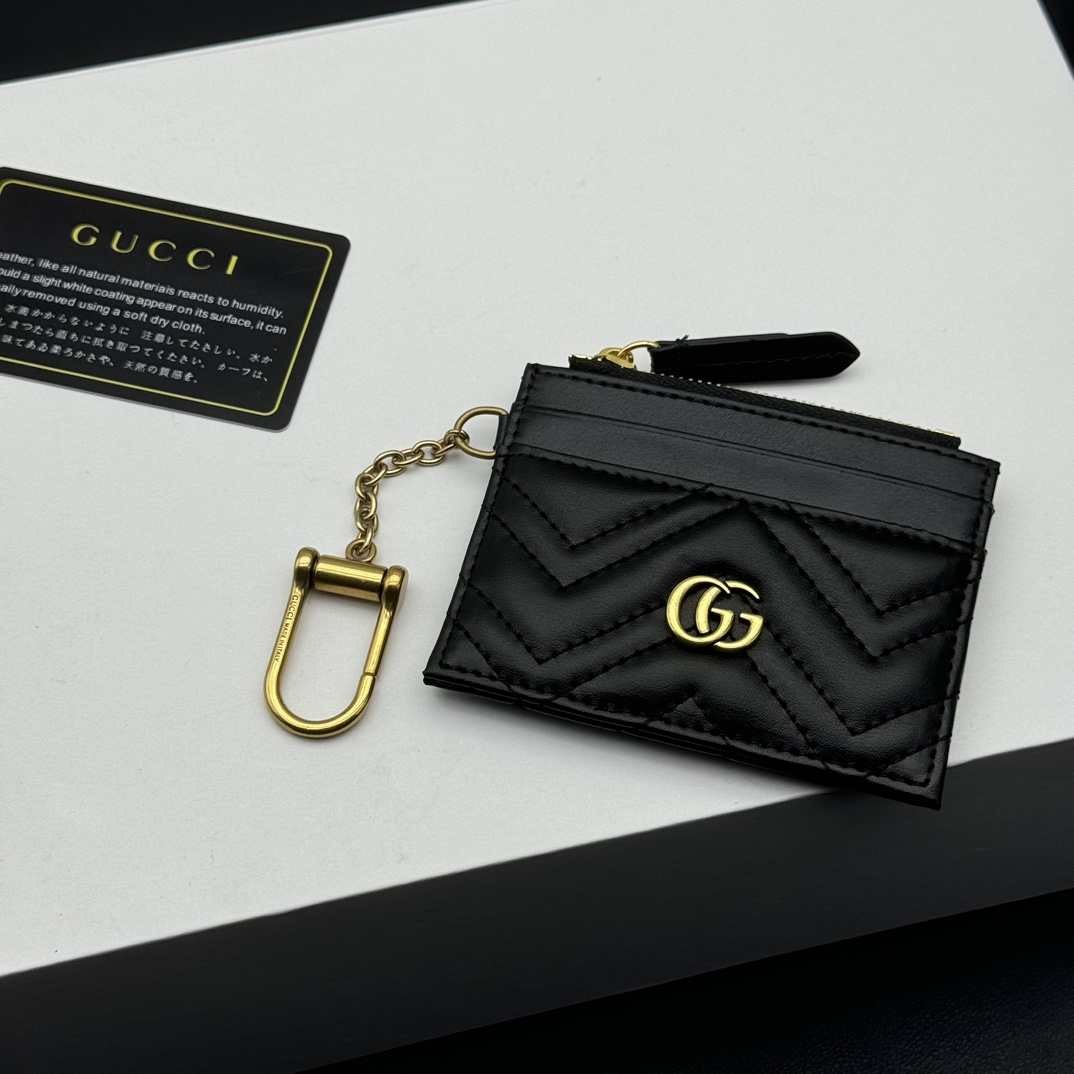 GG Marmont カードケース - シンプルでスタイリッシュなデザイン