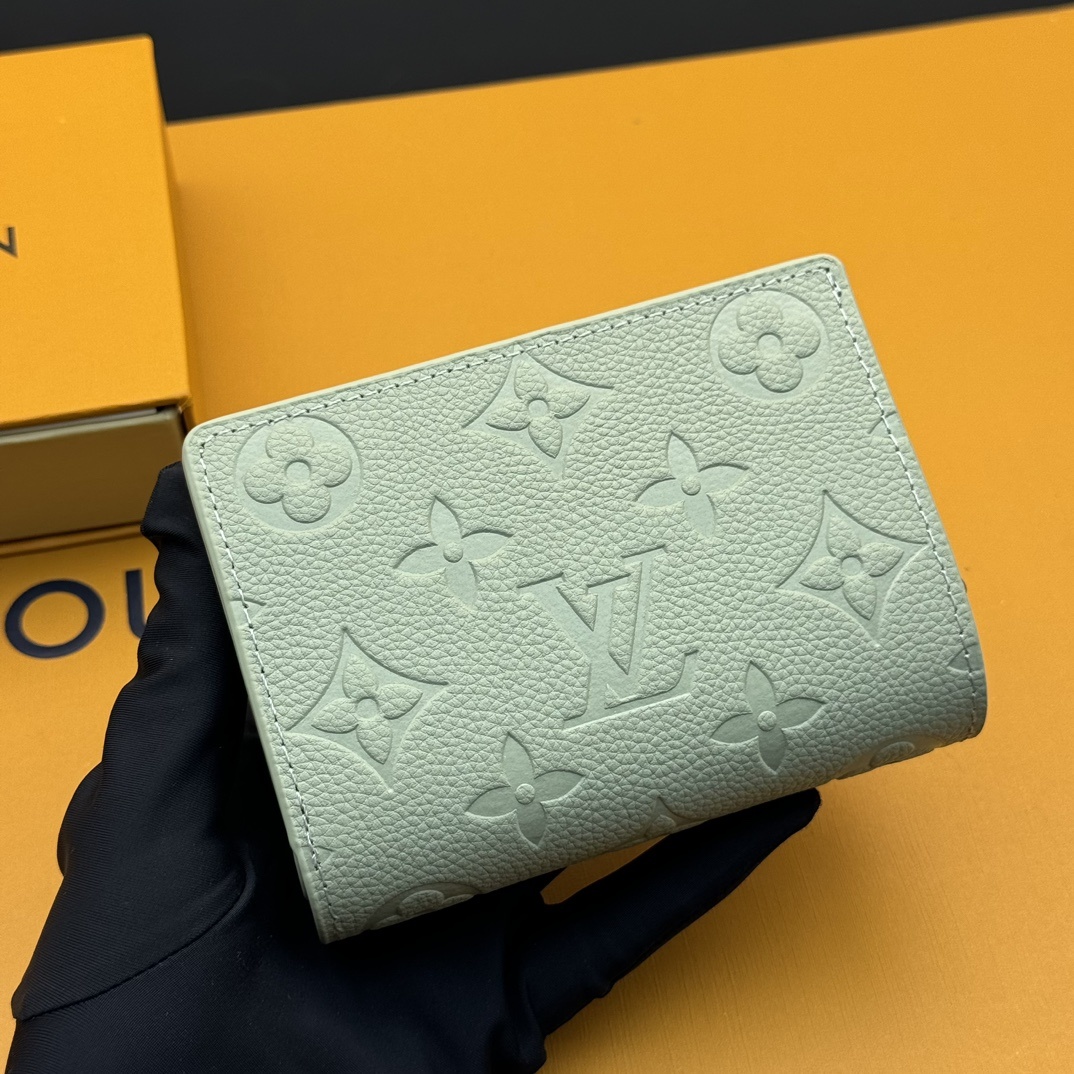 💎原版 # 绿色🇫🇷 村上隆合作系列 本款 Cléa 钱夹取材 Monogram Empreinte 软