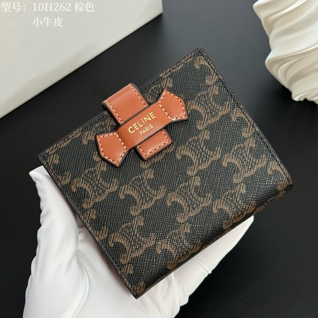 💎Top quality💖 with cowhide leather
𝗖𝗘𝗟𝗜𝗡𝗘 Arc de Triomphe ce Peugeot printed sheepskin strap wallet photo 1