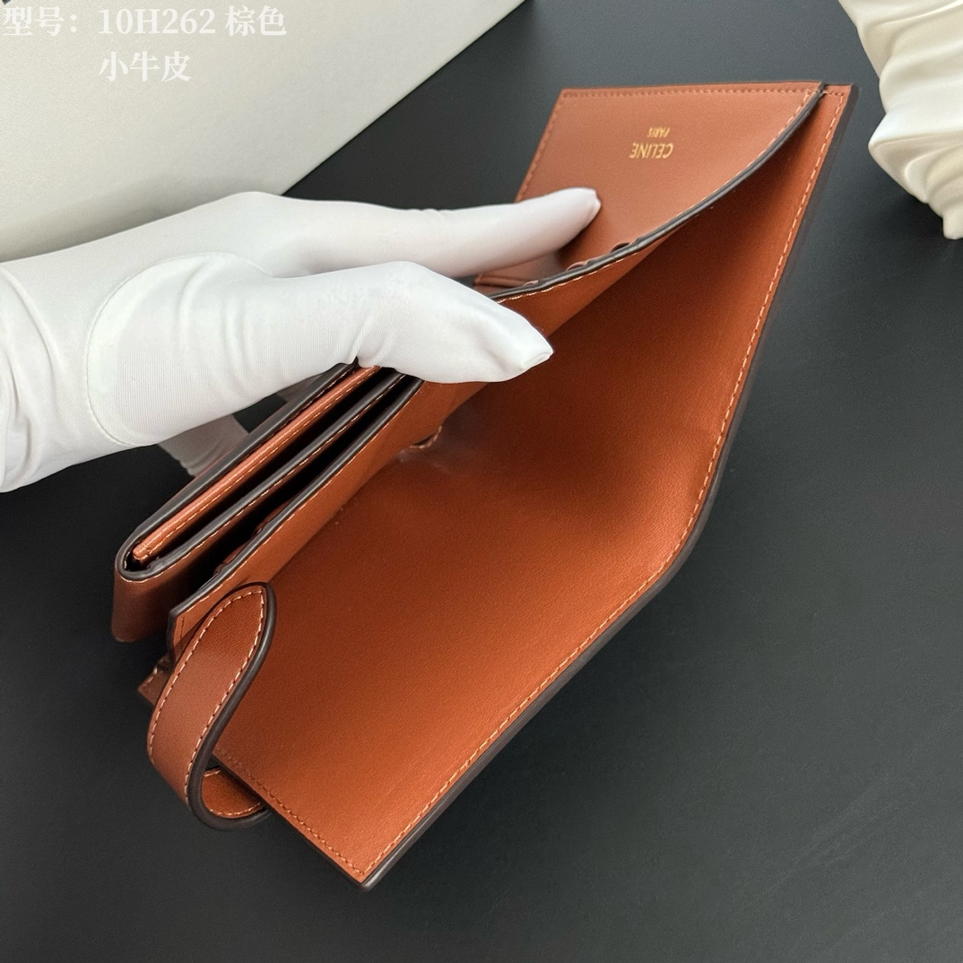 💎Top quality💖 with cowhide leather
𝗖𝗘𝗟𝗜𝗡𝗘 Arc de Triomphe ce Peugeot printed sheepskin strap wallet photo 9