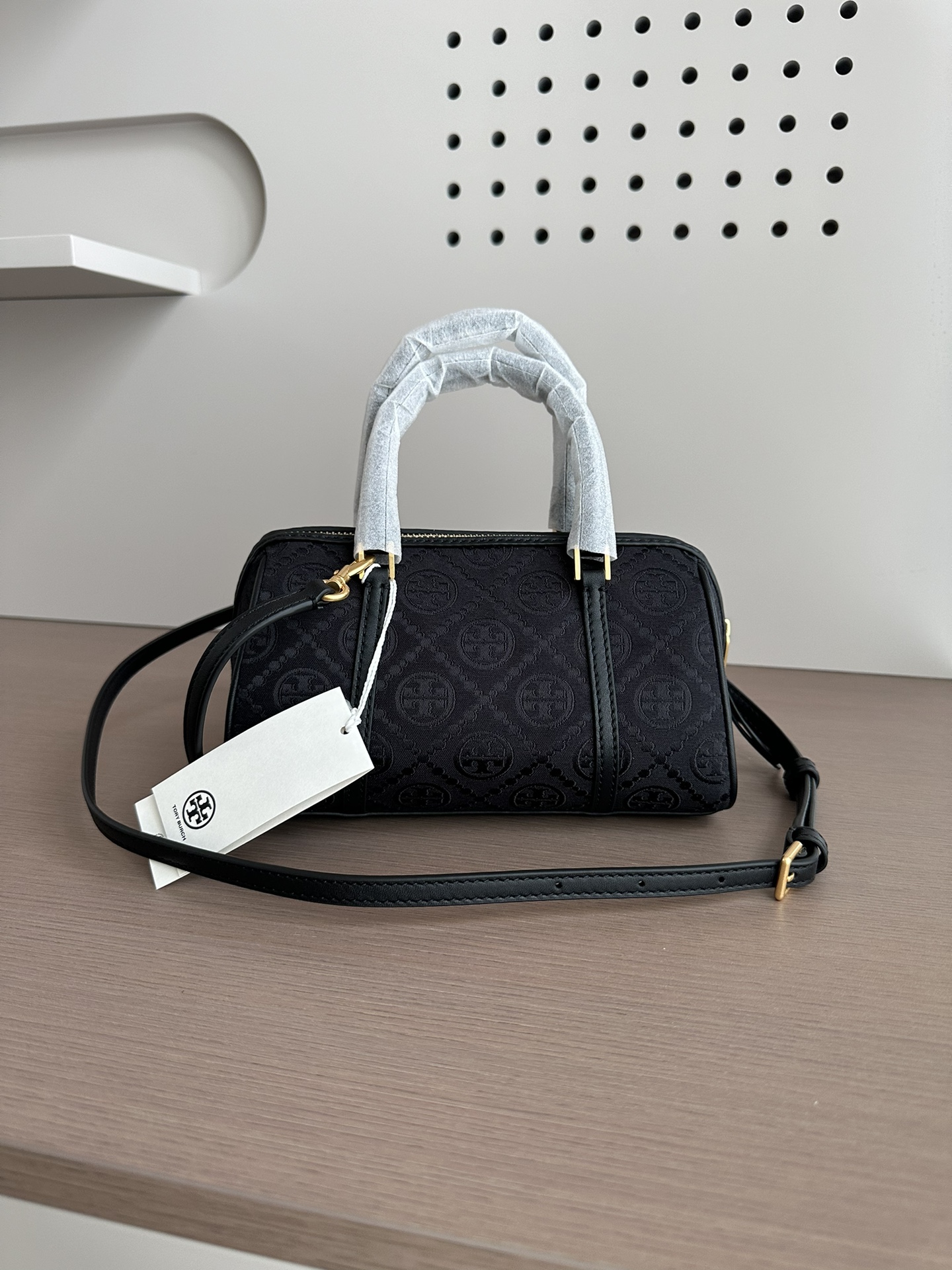 T Monogram Mini Barrel Bag - Comprehensive 2