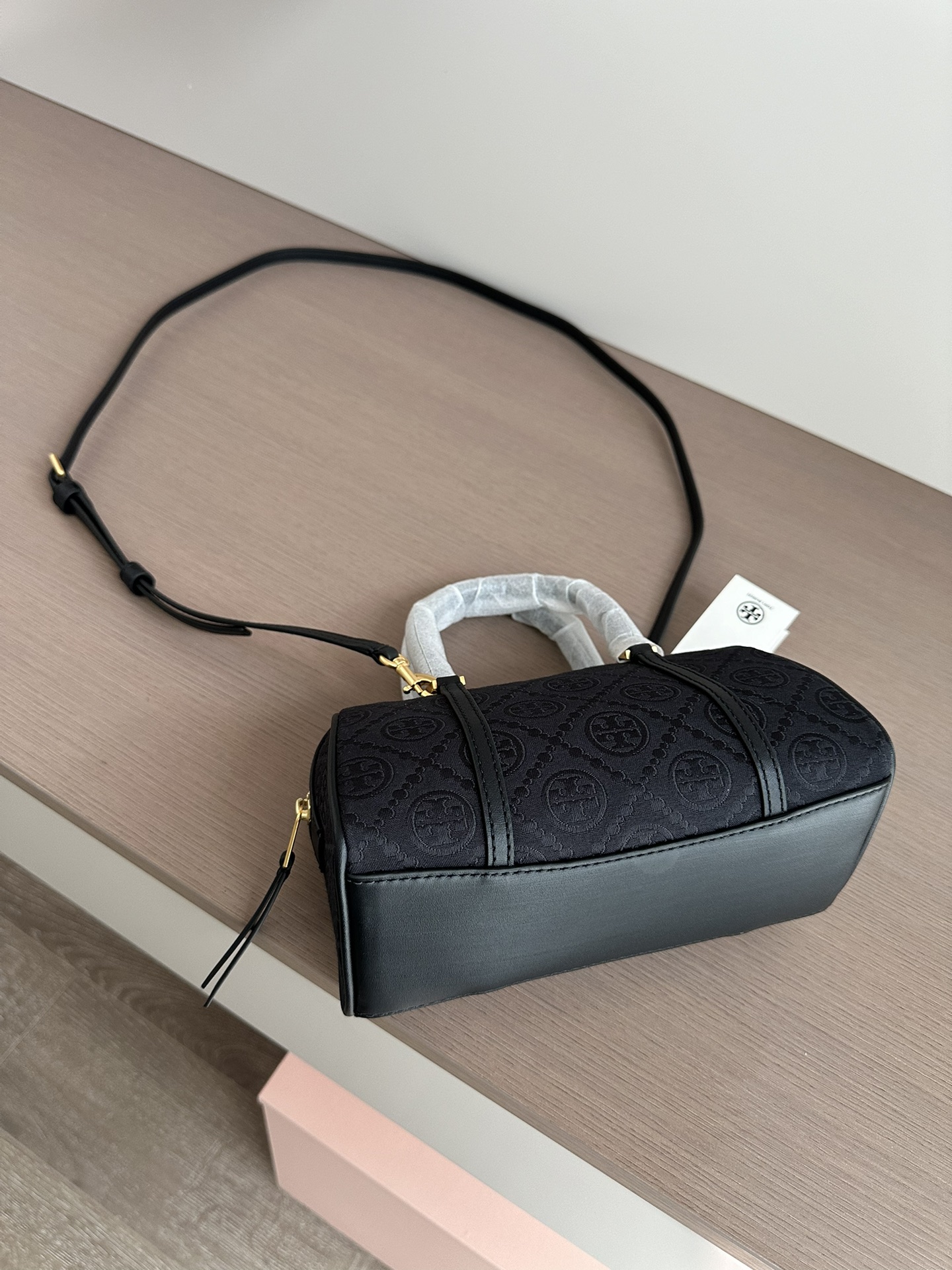T Monogram Mini Barrel Bag - Comprehensive 4