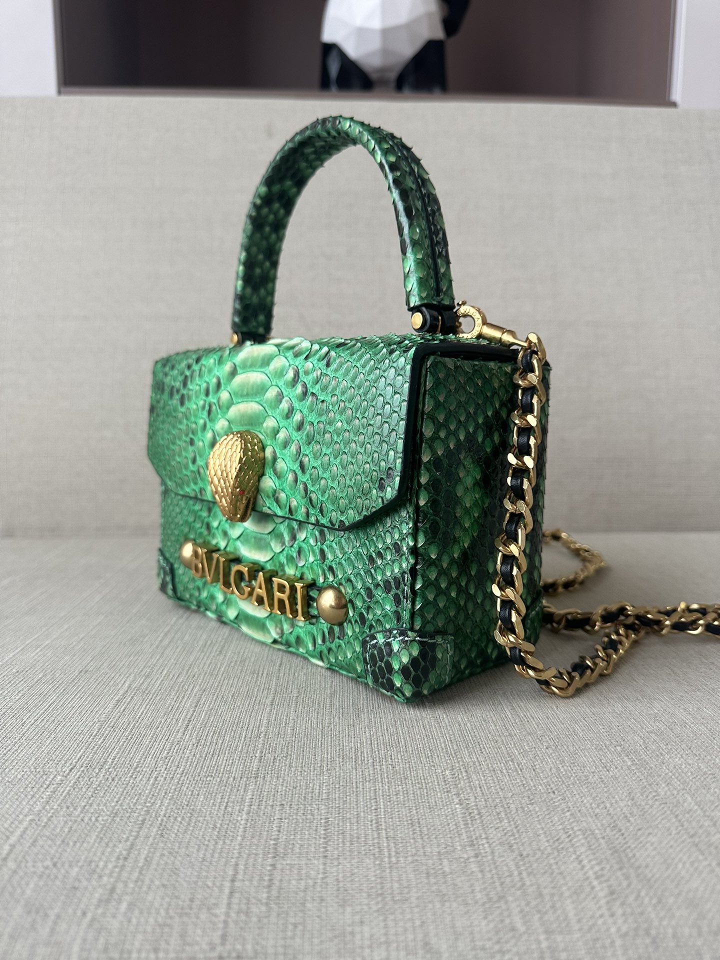 Python skin! alexanderwang is a collaboration between Alexander Wang and Bulgari! 100% authentic! 100% imported animal skin! The latest box bags,