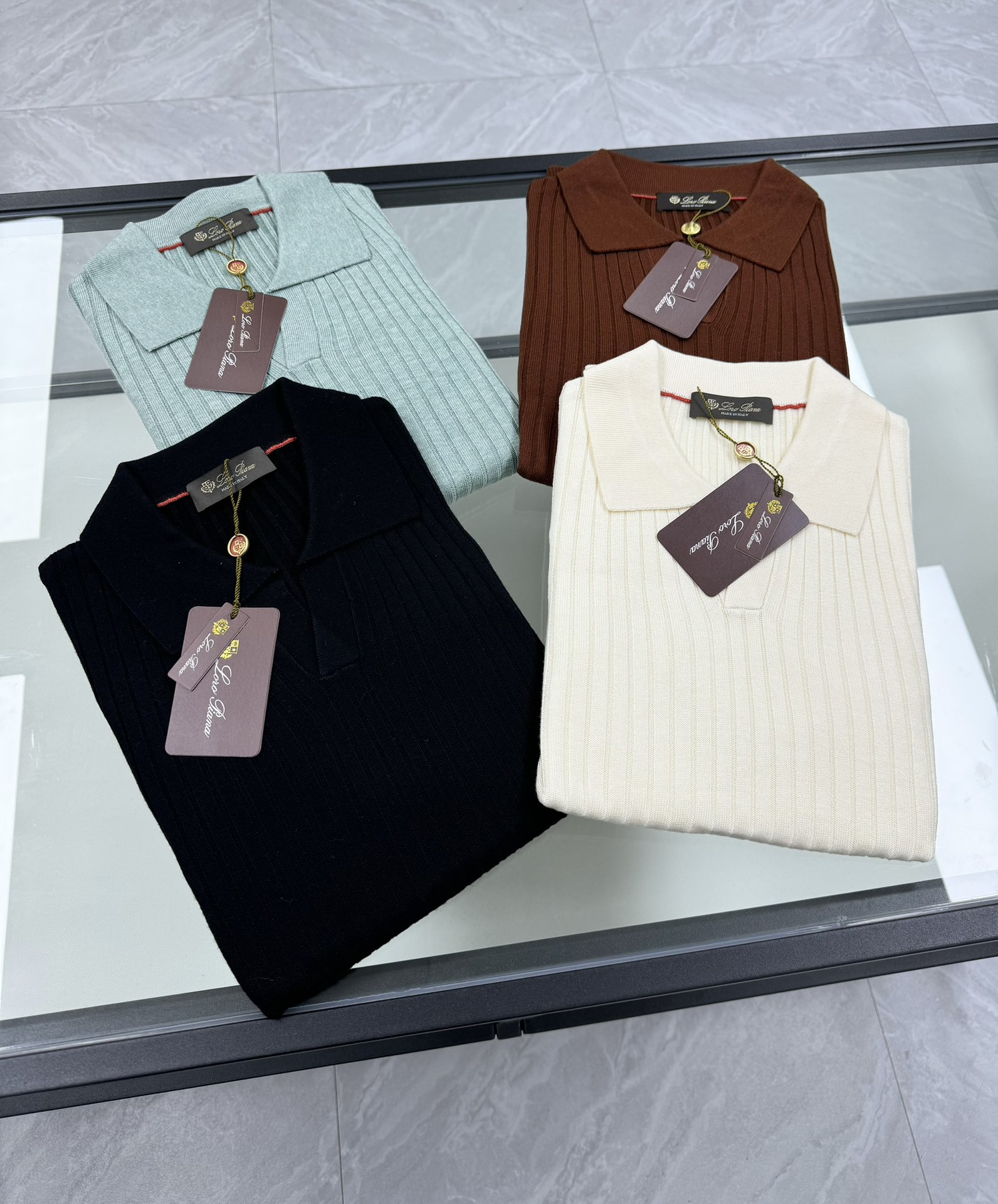 NO:116544,LP minimalist seagull collar wool base shirt., loro piana, alexander wang19860909LP极简海鸥领羊毛打底衫.,,loro piana,alexander wang,Men's clothing