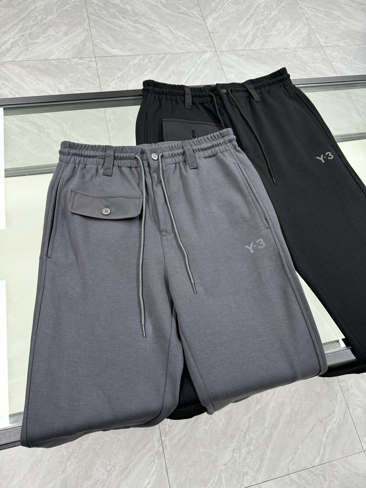NO:511180,Y3 fake pocket decoration casual trousers.,alexander wang19860909Y3假口袋装饰休闲长裤.,,alexander wang,Men's clothing