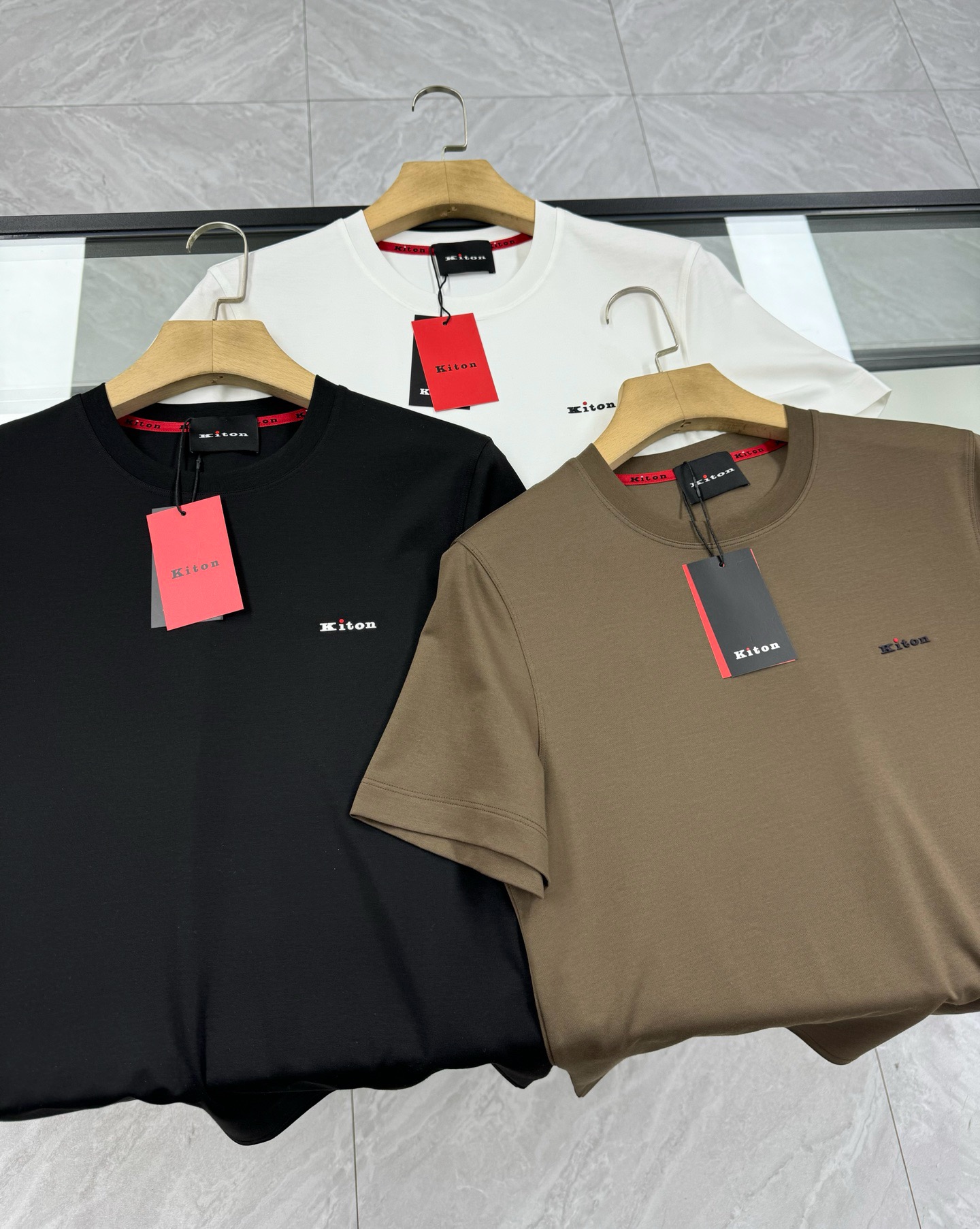 NO:505328,Kiton Business Minimalist Mercerated Cotton T-shirt, Tees, t-shirt, alexander wang19860909Kiton商务极简丝光棉T恤,,tees，t-shirt,alexander wang,Men's clothing
