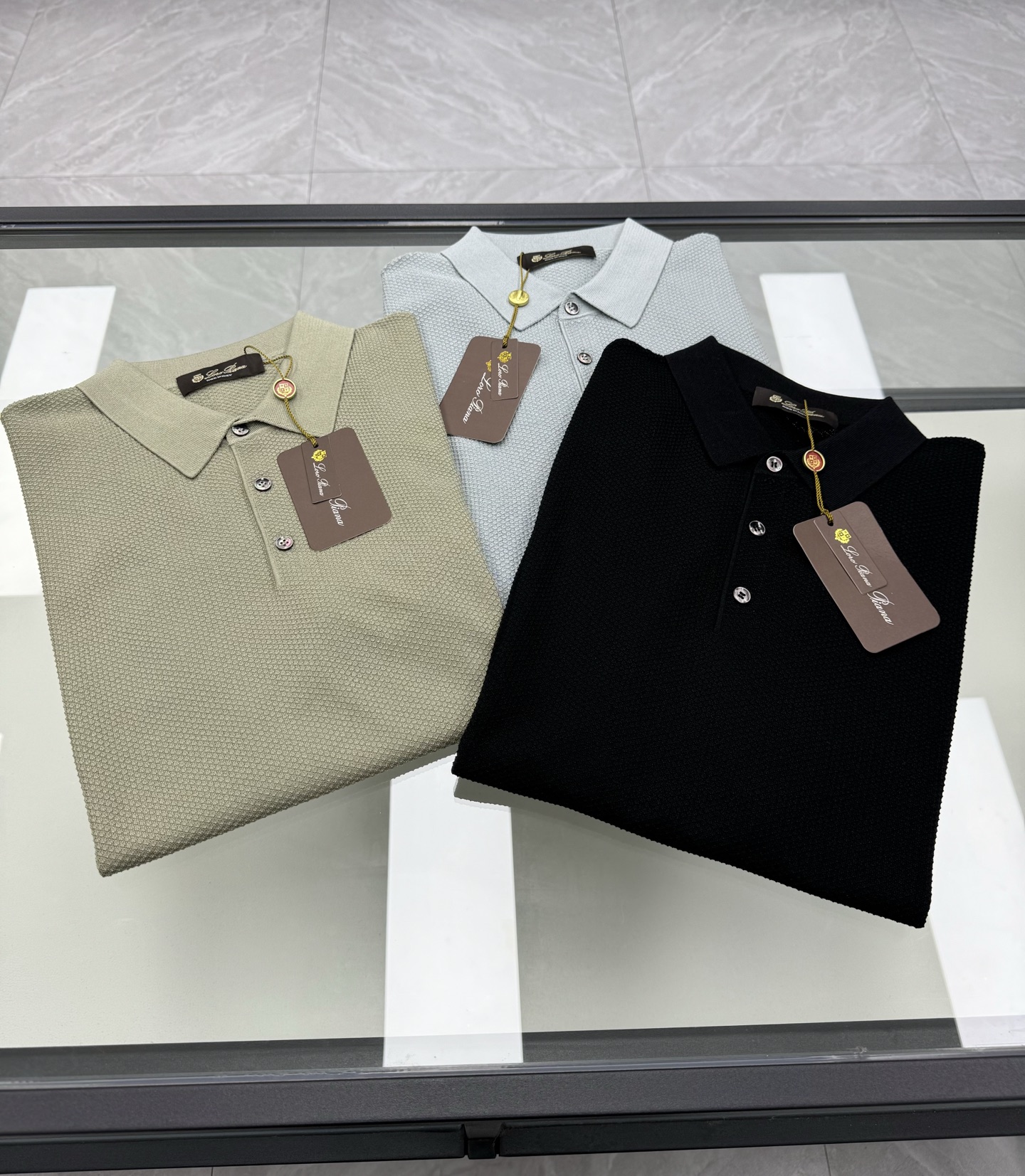 NO:138496,LP pineapple knitted Polo, loro piana, alexander wang19860909LP菠萝纹针织Polo,,loro piana,alexander wang,Men's clothing