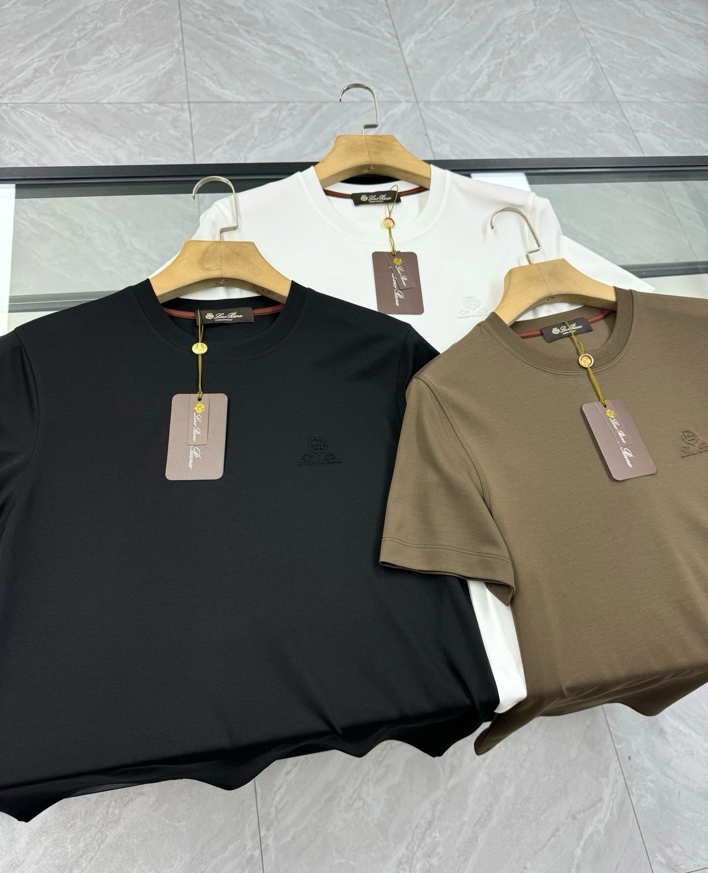 NO:151715,LP Business Men's Modal T-shirt, Loro Piana, Tees, T-shirt, Alexander Wang19860909LP商务男士莫代尔T恤,,loro piana,tees，t-shirt,alexander wang,Men's clothing