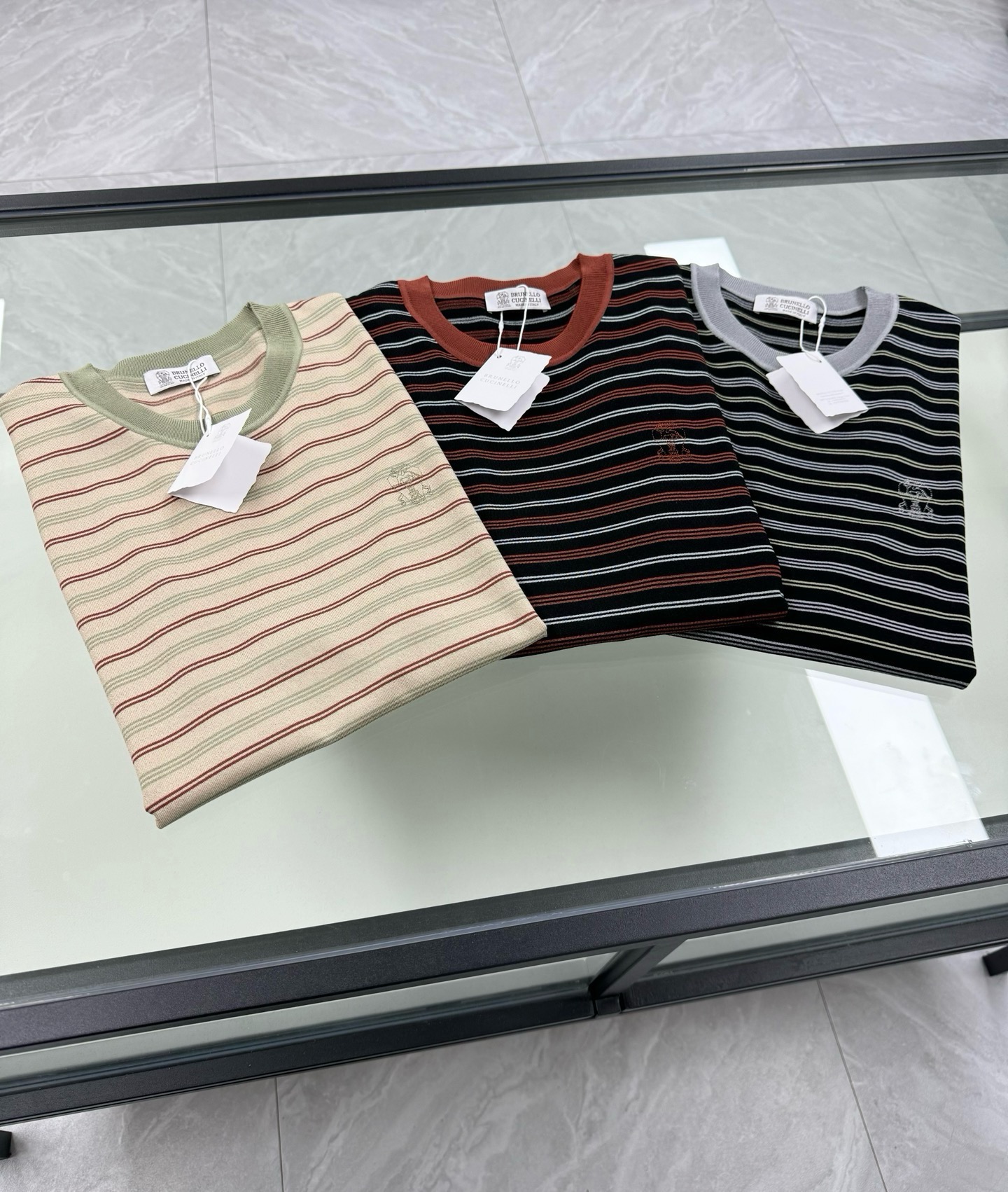 NO:450729,BC striped contrast knit sweater.,alexander wang19860909BC条纹撞色针织衫.,,alexander wang,Men's clothing