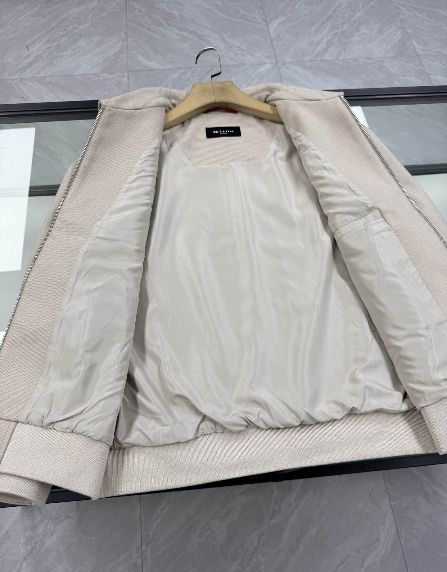 The beauty of the traditional cutting process Kiton hair jacket - 图片 3