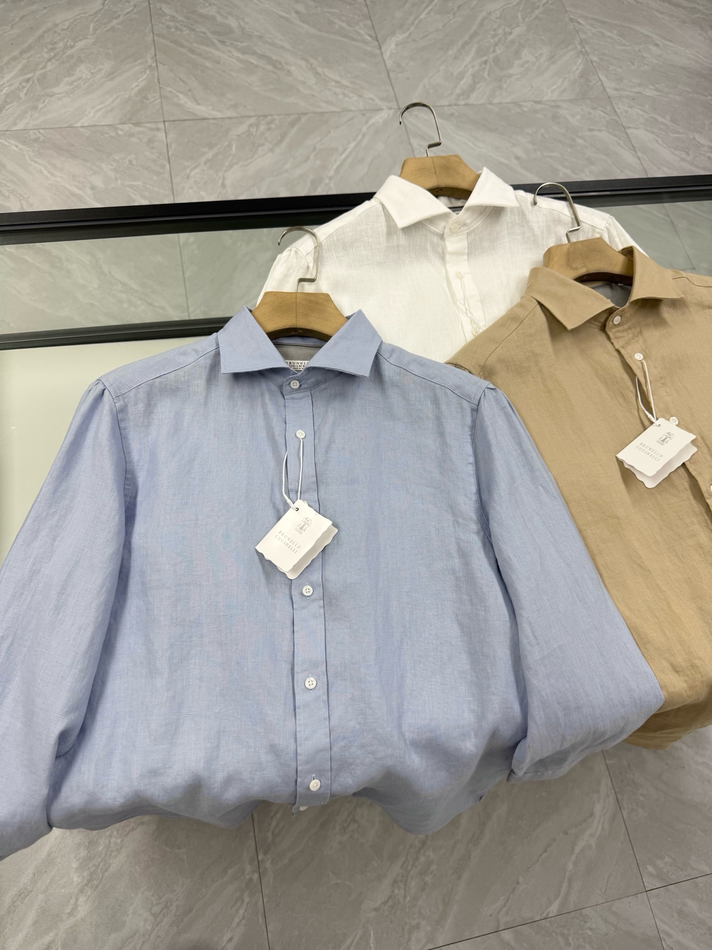 NO:510680,BC minimalist business linen shirt, alexander wang19860909BC极简商务亚麻衬衣,,alexander wang,Men's clothing