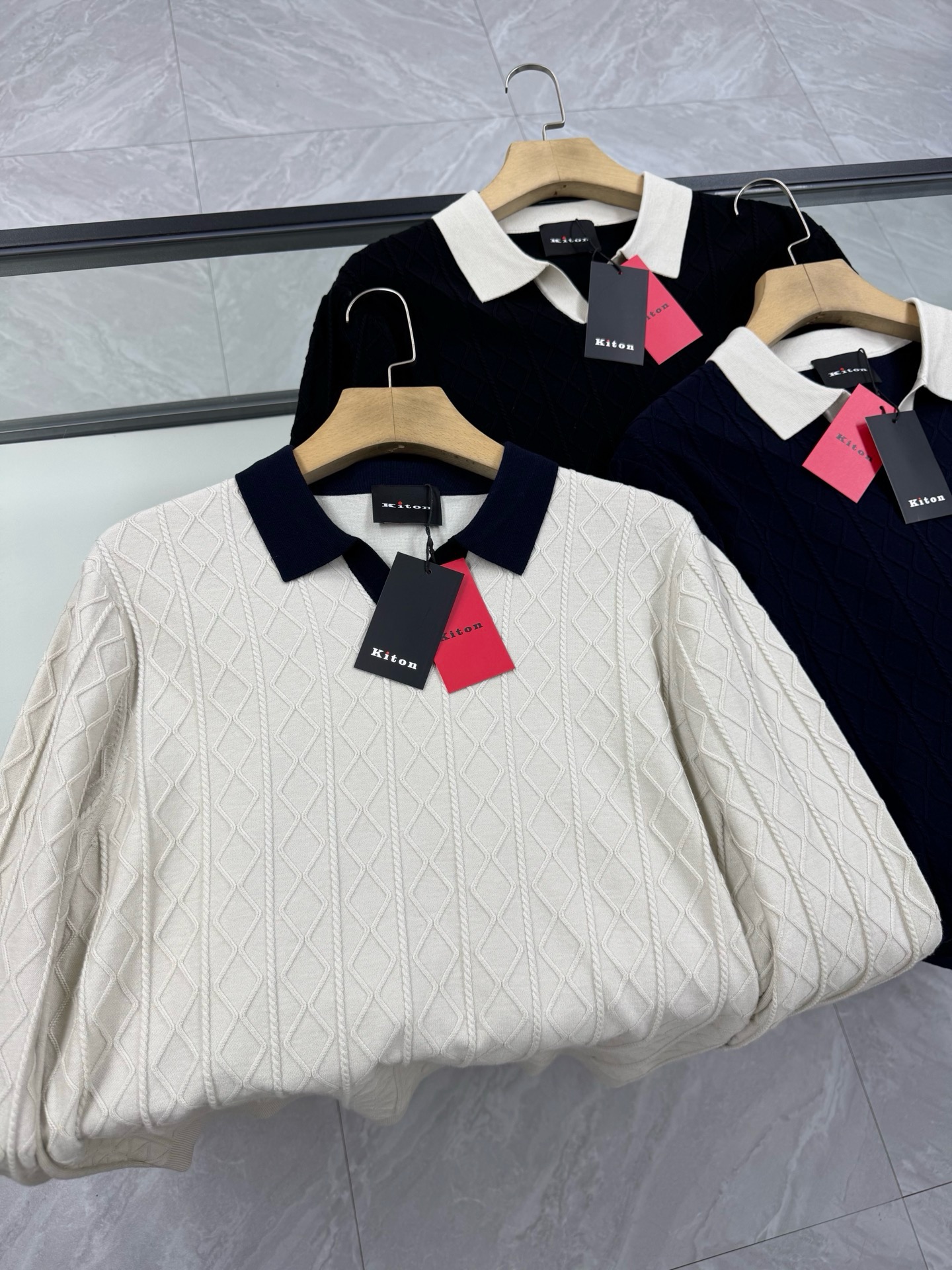 NO:624109,Kiton cable knit seagull neck sweater,,sweaters,alexander wang19860909Kiton绞花针织海鸥领毛衣,,sweaters,alexander wang,Men's clothing