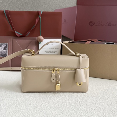 Loro Piana Extra Bag L23 in Light Beige Leather with Golden Hardware 1 Loro Piana Extra Bag L23 in Light Beige Leather with Golden Hardware