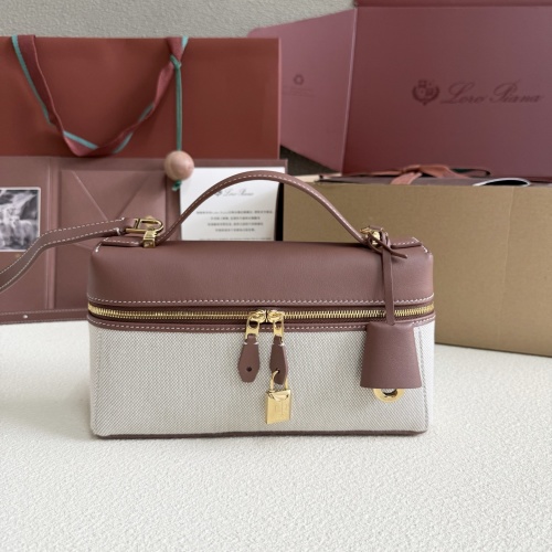 Loro Piana Extra Bag L23 Caramel Canvas Leather Satchel Crossbody 1 Loro Piana Extra Bag L23 Caramel Canvas Leather Satchel Crossbody