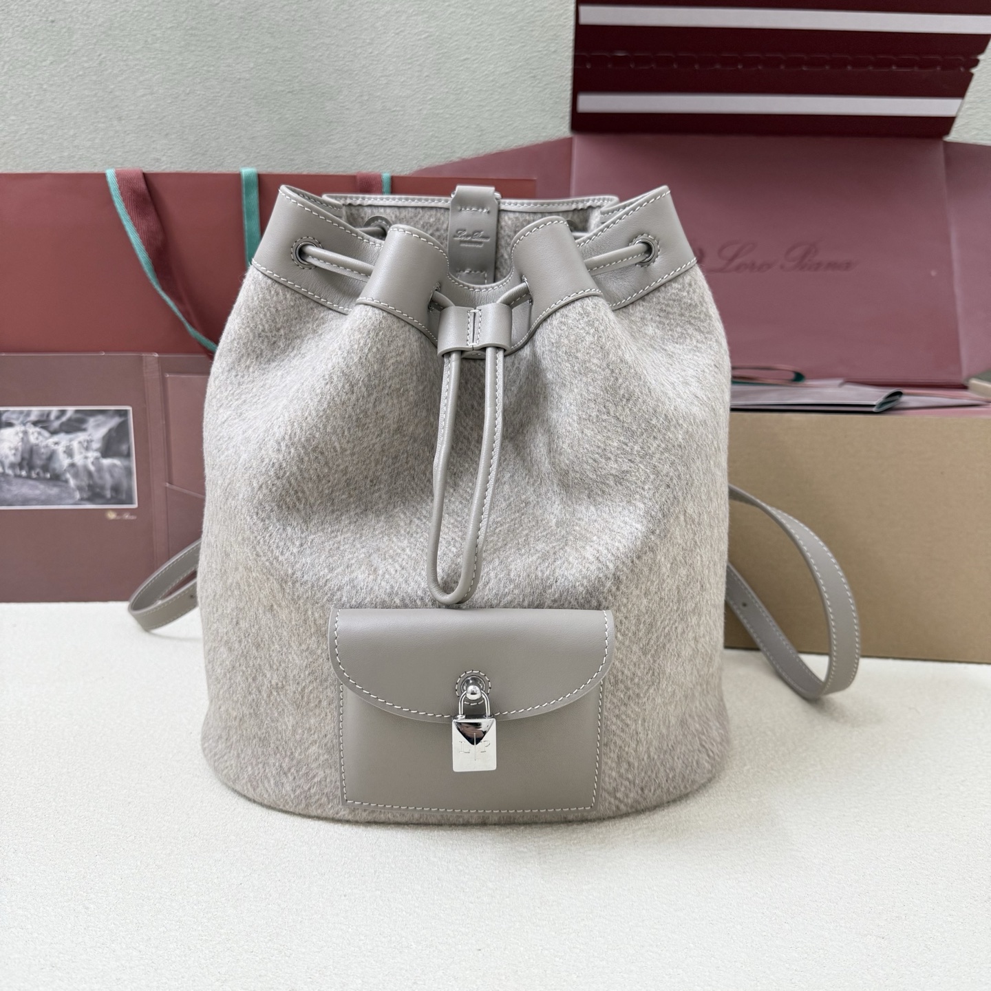 Loro Piana Loro Piana Extra 抽绳双肩包