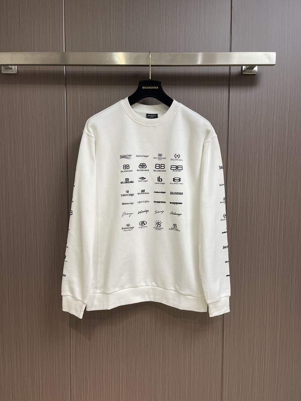 Balenciaga Clothing Sweatshirts Printing Unisex Spring/Summer Collection Long Sleeve