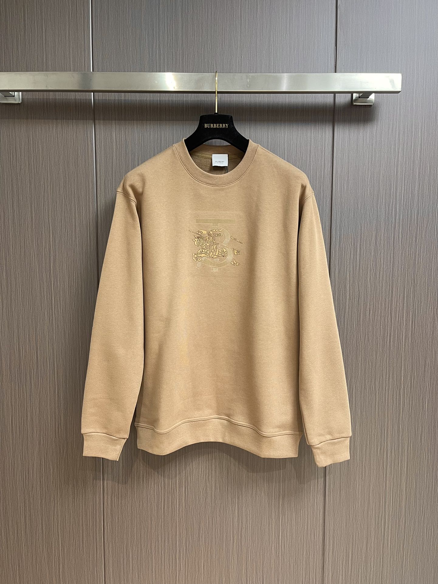 Burberry AAAAA
 Clothing Sweatshirts Embroidery Unisex Cotton Fall/Winter Collection
