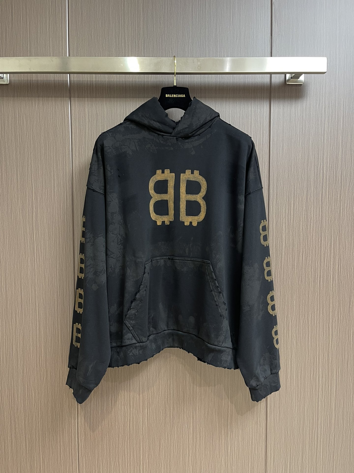 Balenciaga Clothing Hoodies Printing Combed Cotton Summer Collection Hooded Top